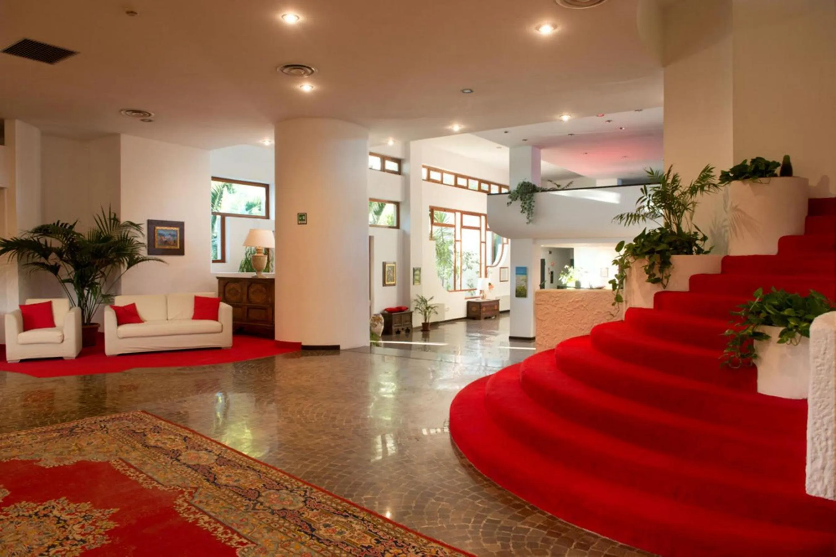 Lobby or reception in Pizzomunno Vieste Palace Hotel