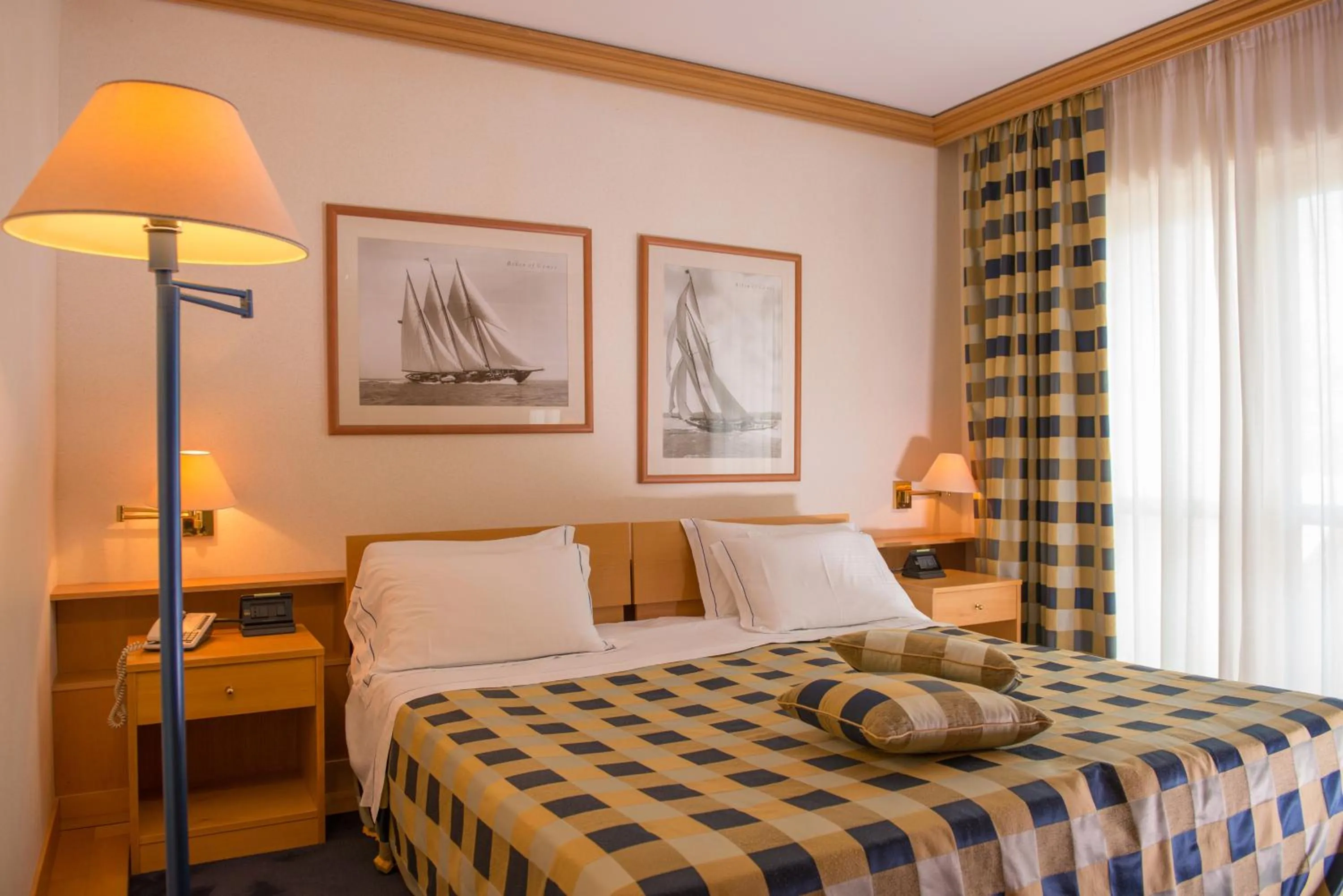 Bed in Pizzomunno Vieste Palace Hotel