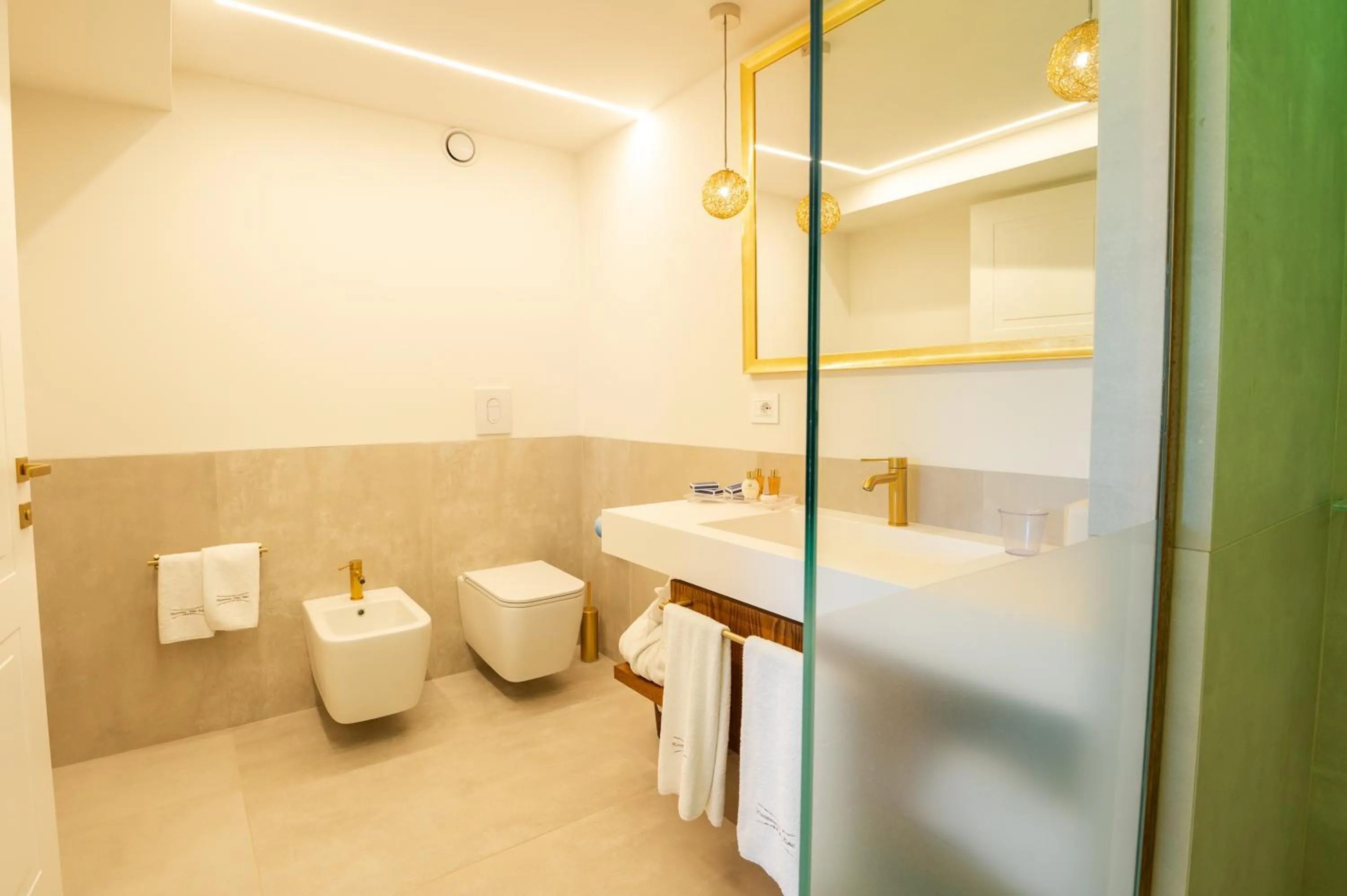 Bathroom in Pizzomunno Vieste Palace Hotel