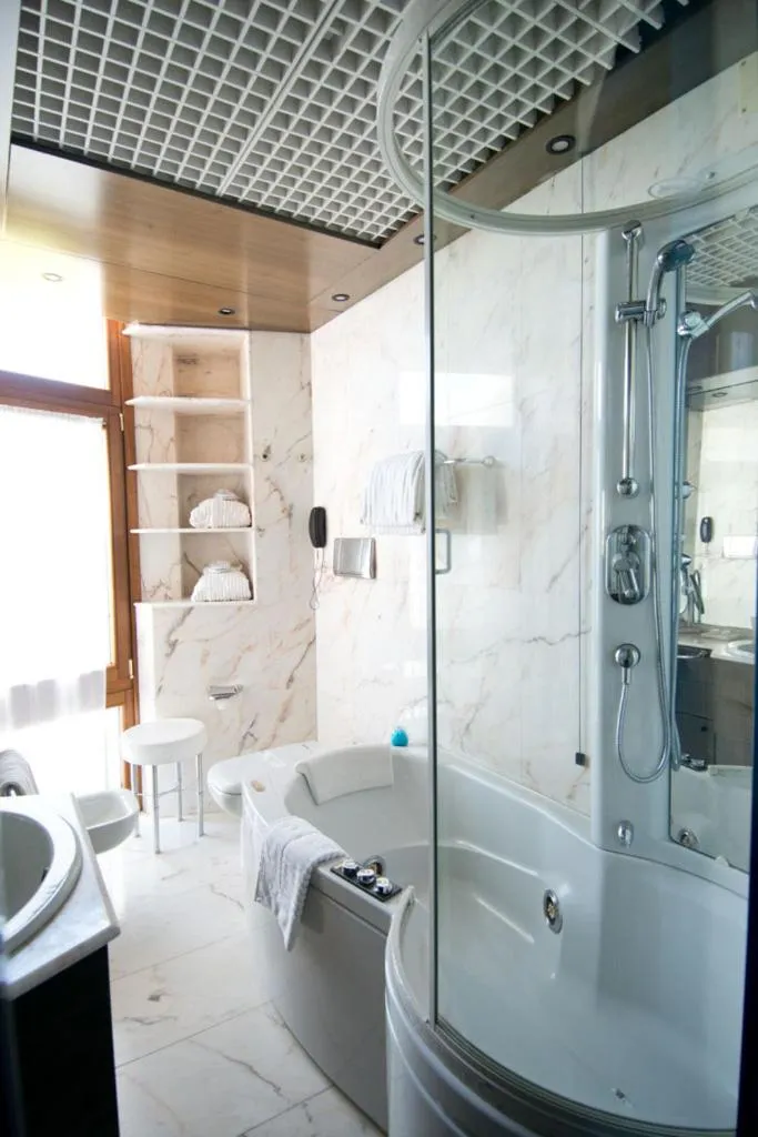 Bathroom in Pizzomunno Vieste Palace Hotel