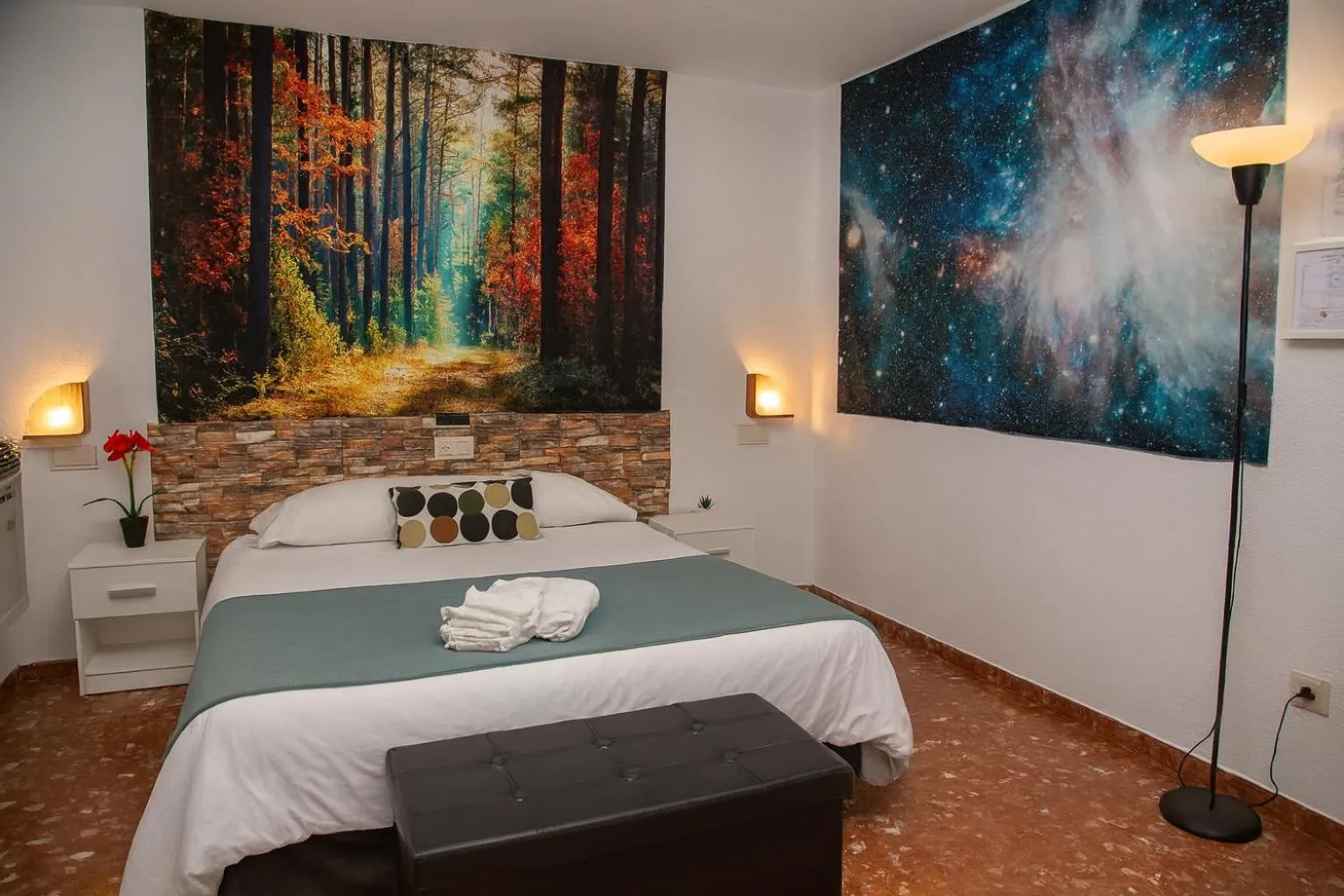 Bedroom, Bed in Hotel Al-Ándalus Peal, en Cazorla Comarca