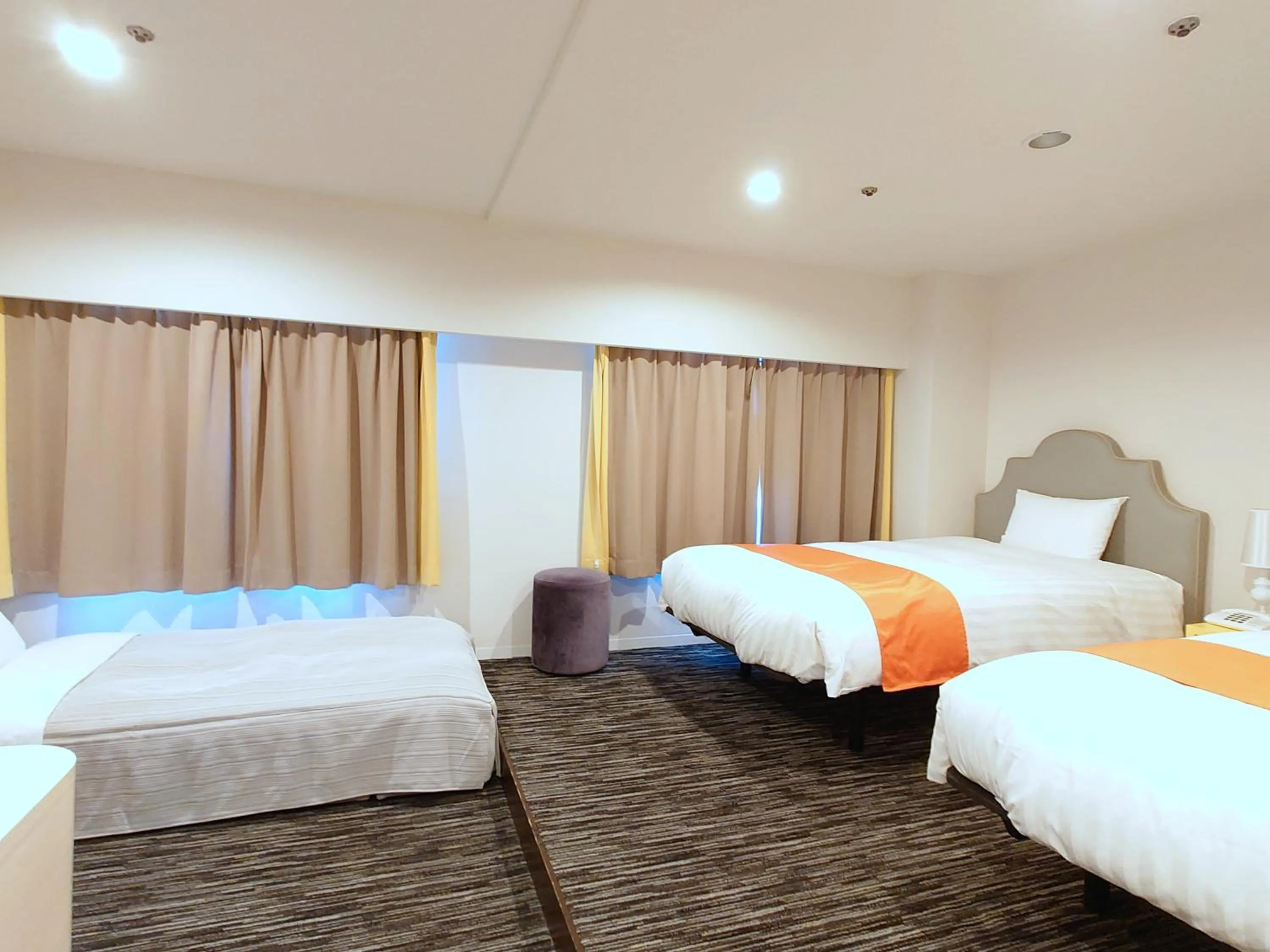 Bed in Hotel Montoview Yonezawa