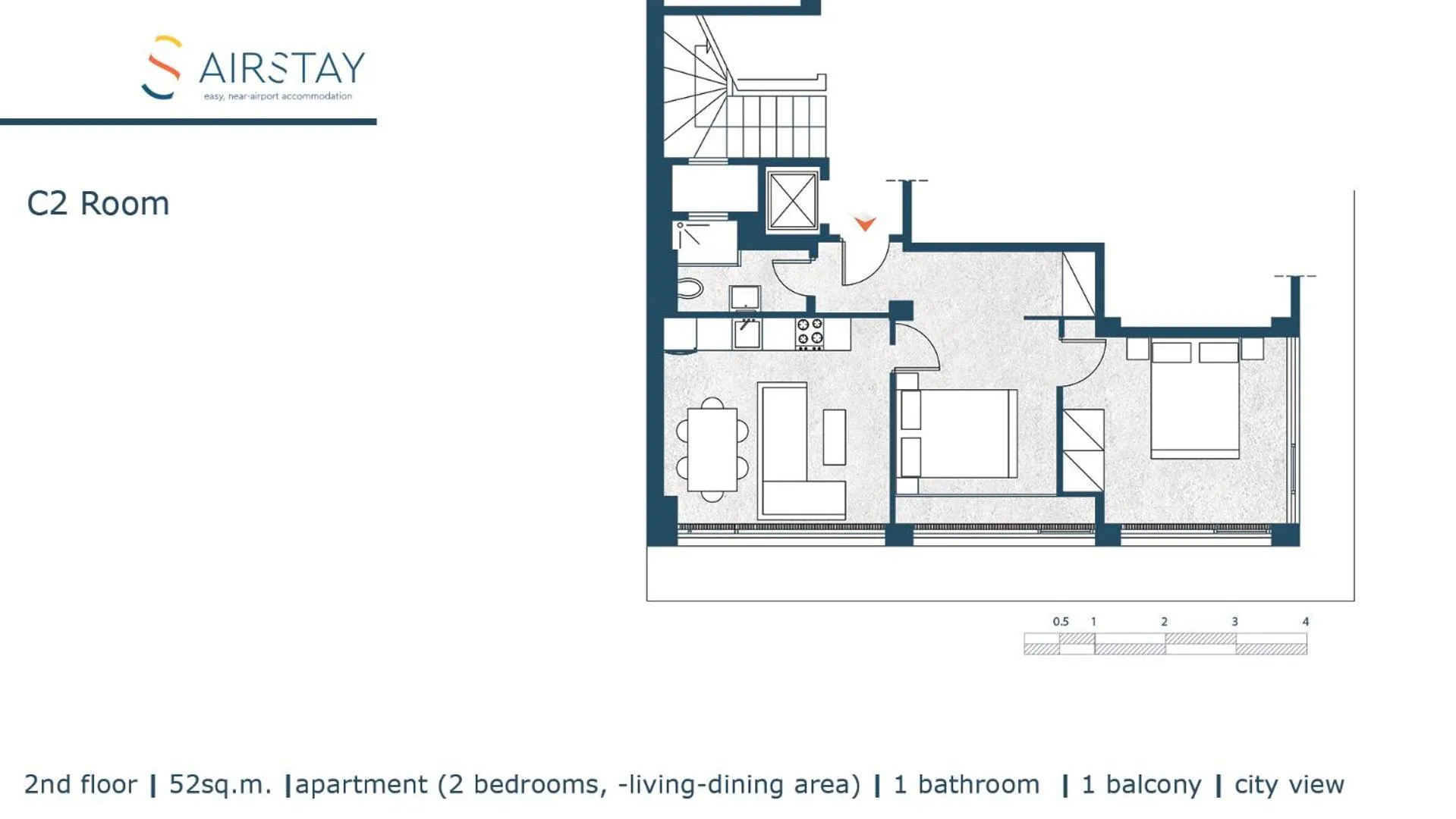 Property building in Penthouse & apartments by the Sea airport Airstay