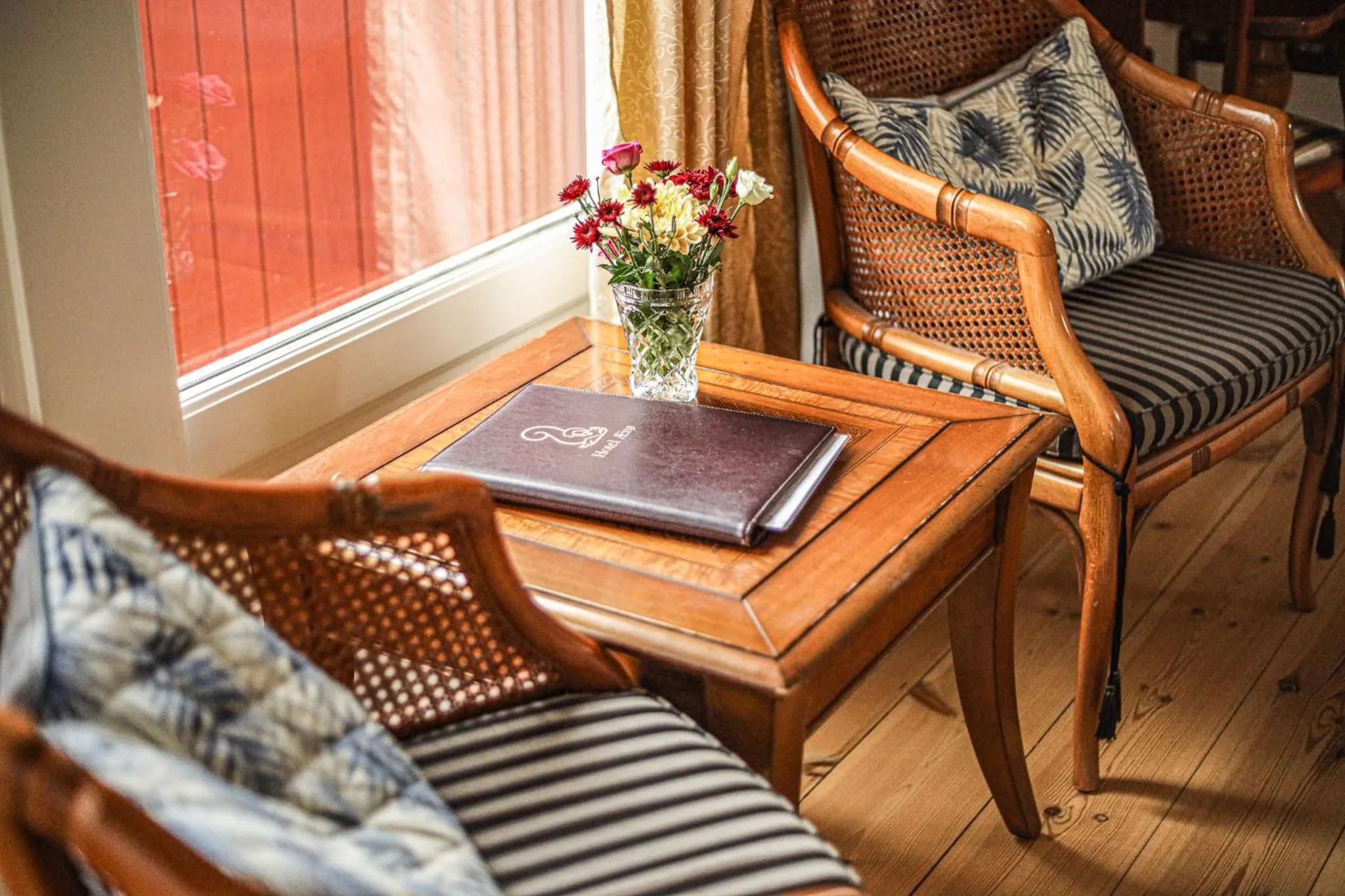 Seating area in Hotel Ærø