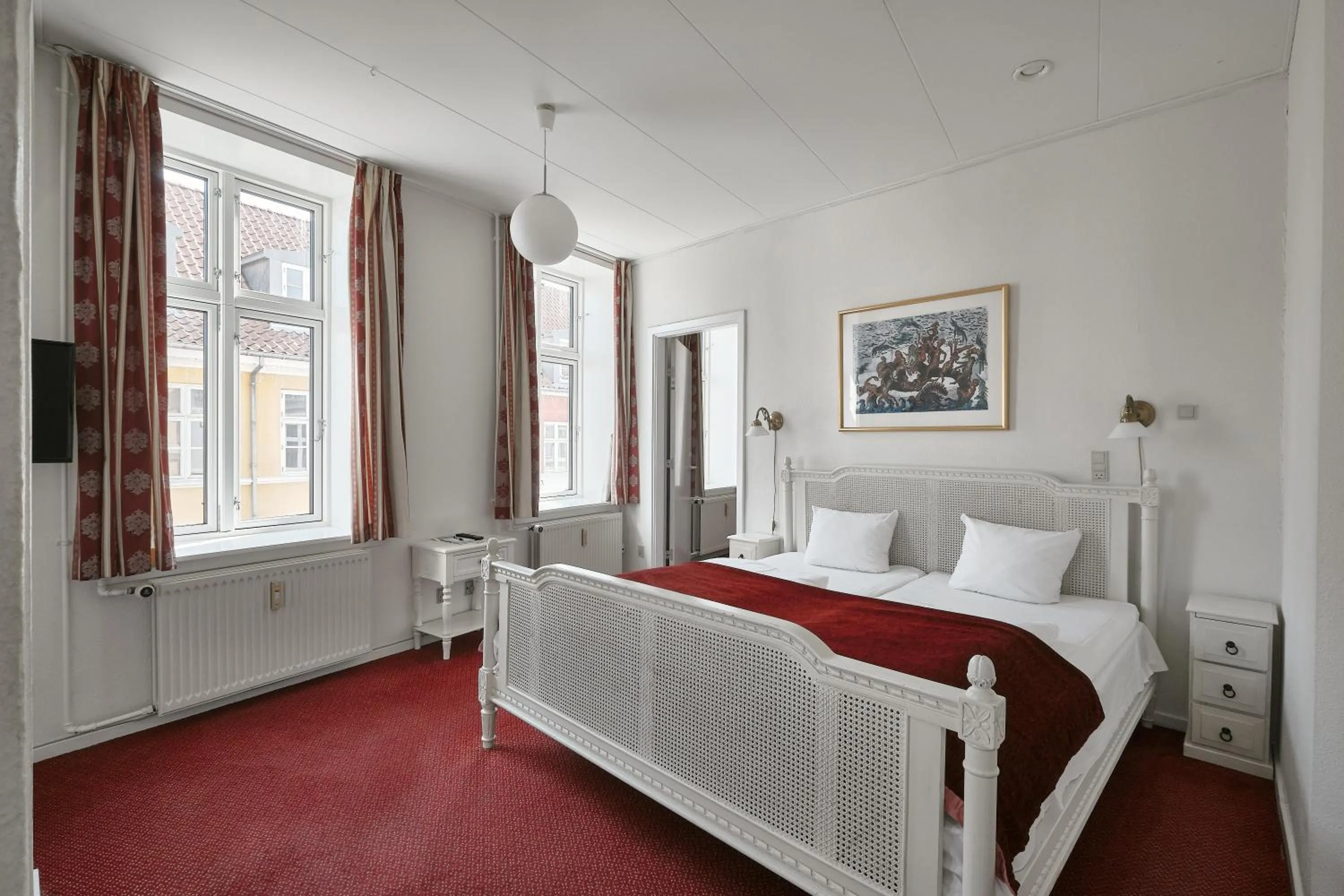 Bedroom, Bed in Hotel Ærø