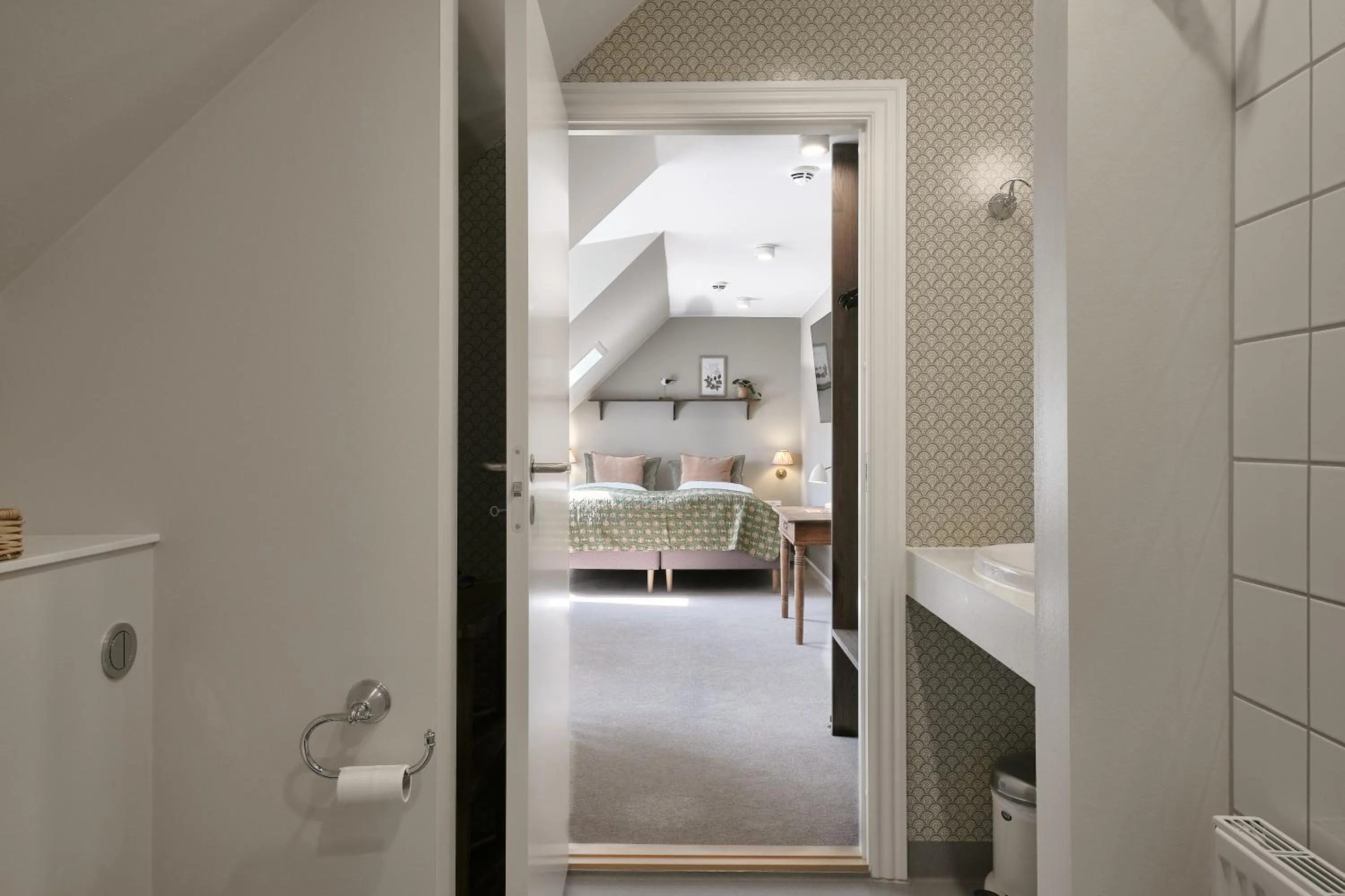 Bedroom, Bed in Hotel Ærø