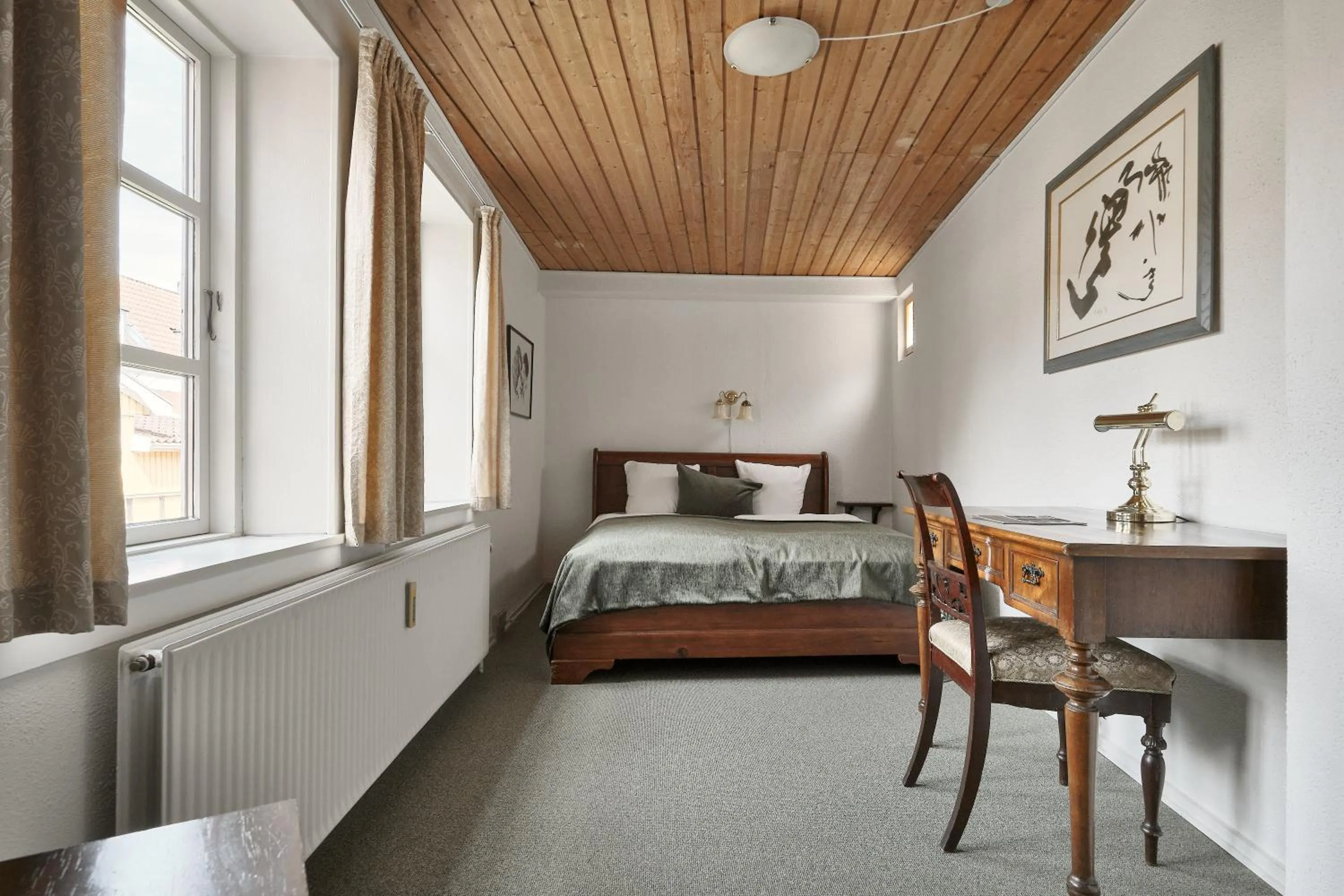 Bedroom, Bed in Hotel Ærø