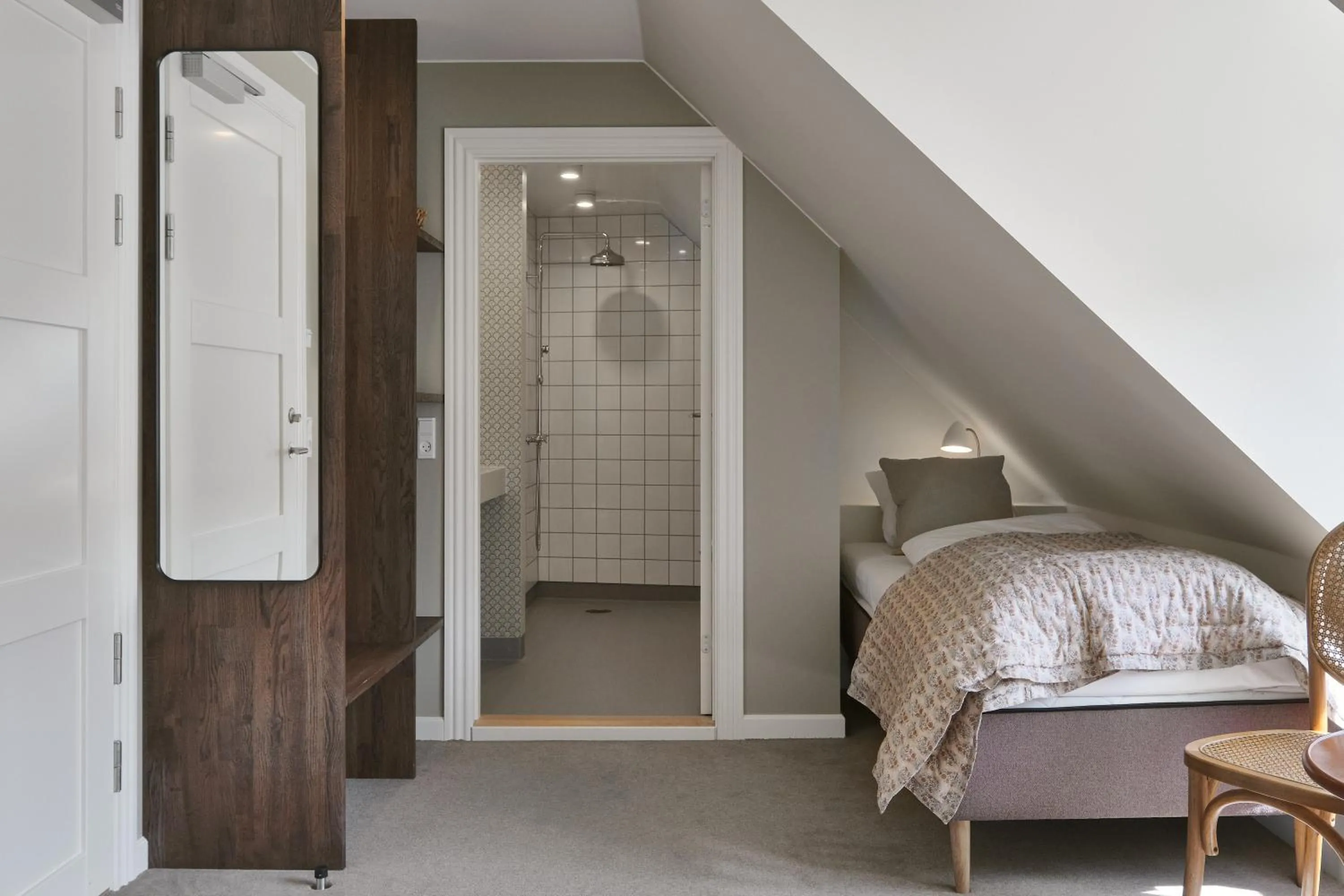 Bedroom, Bed in Hotel Ærø