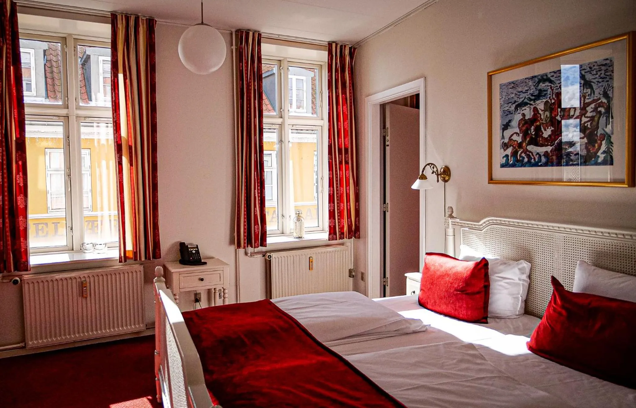 Bedroom, Bed in Hotel Ærø