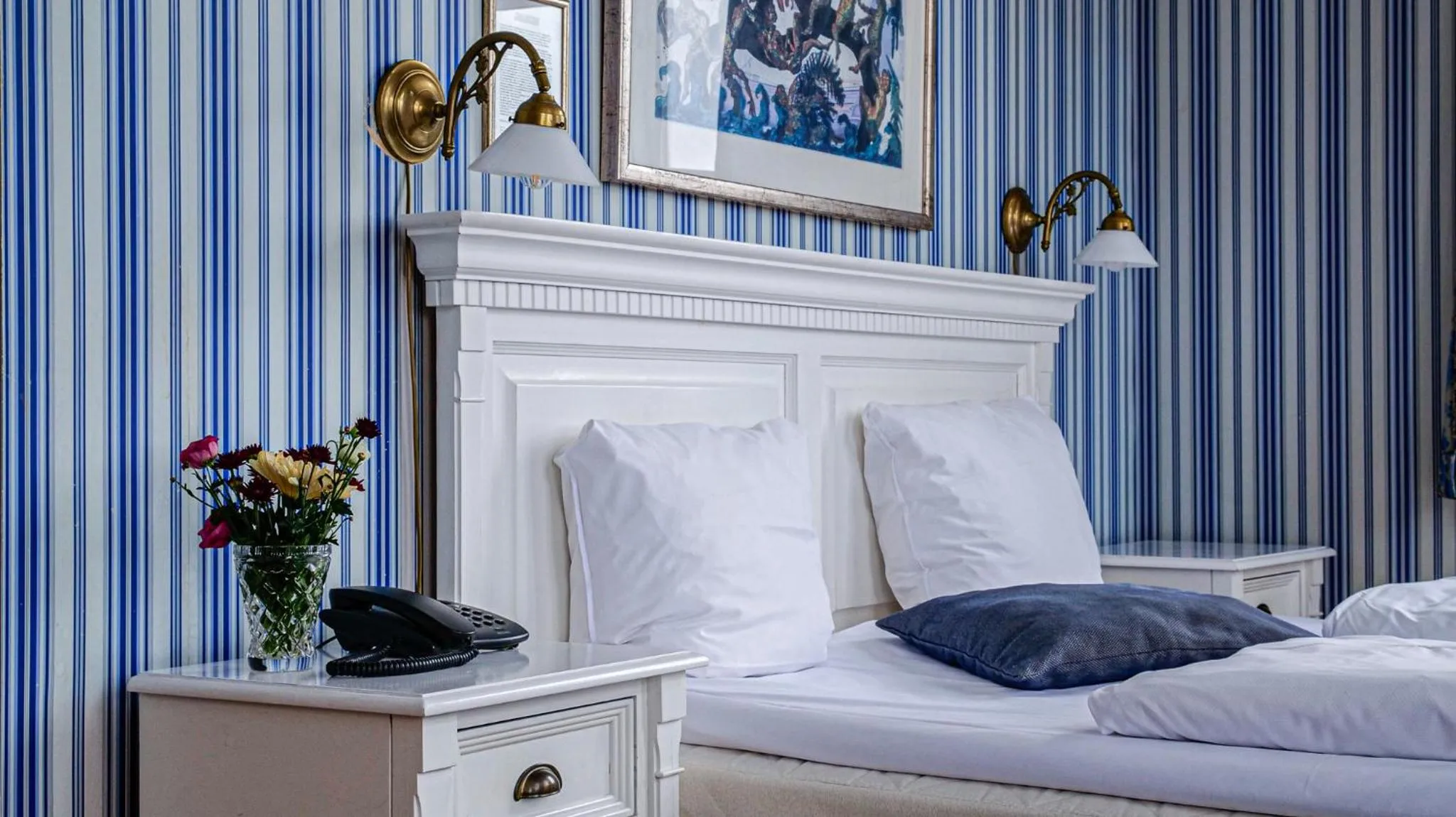 Bedroom, Bed in Hotel Ærø