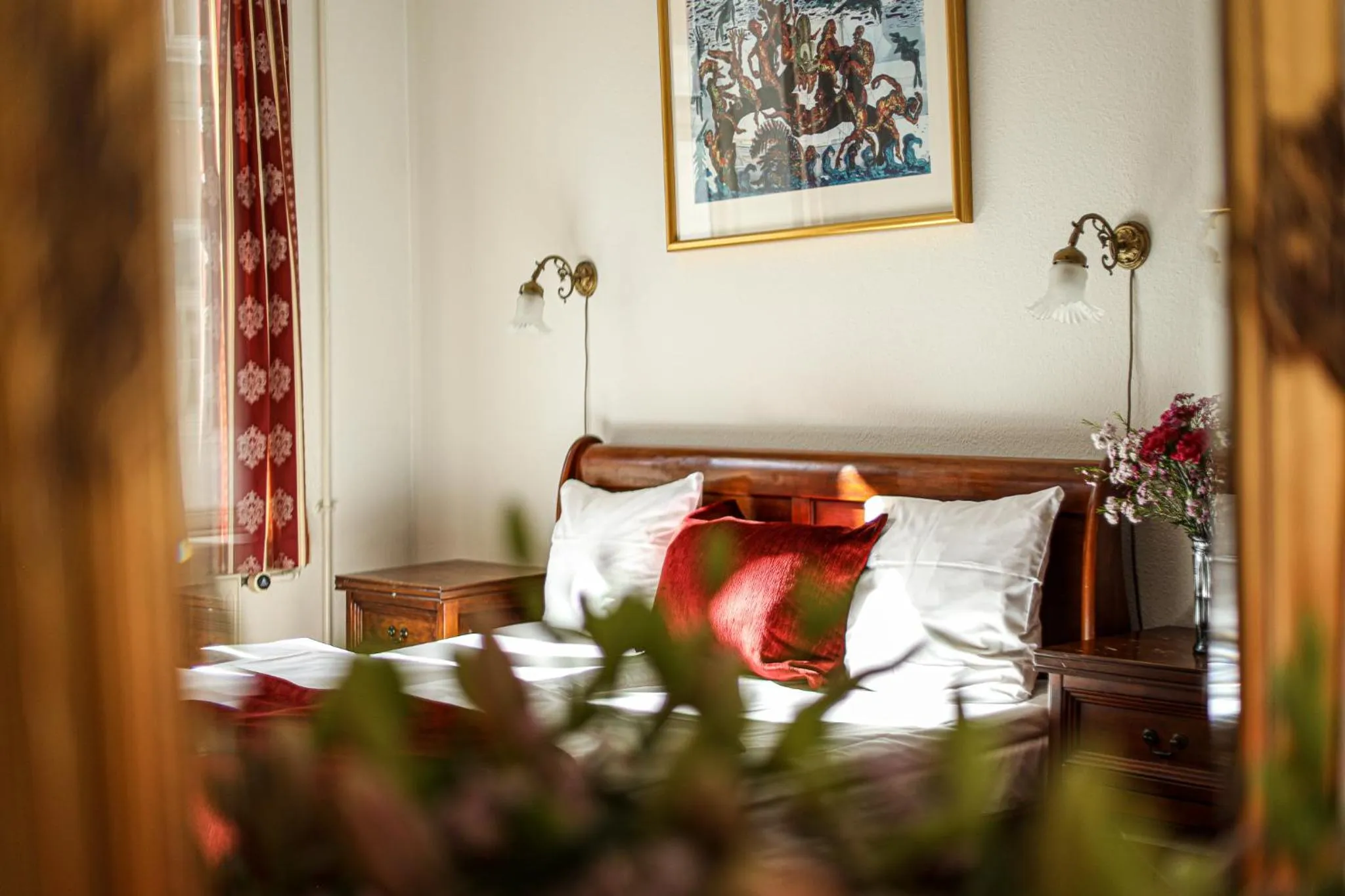 Bedroom, Bed in Hotel Ærø