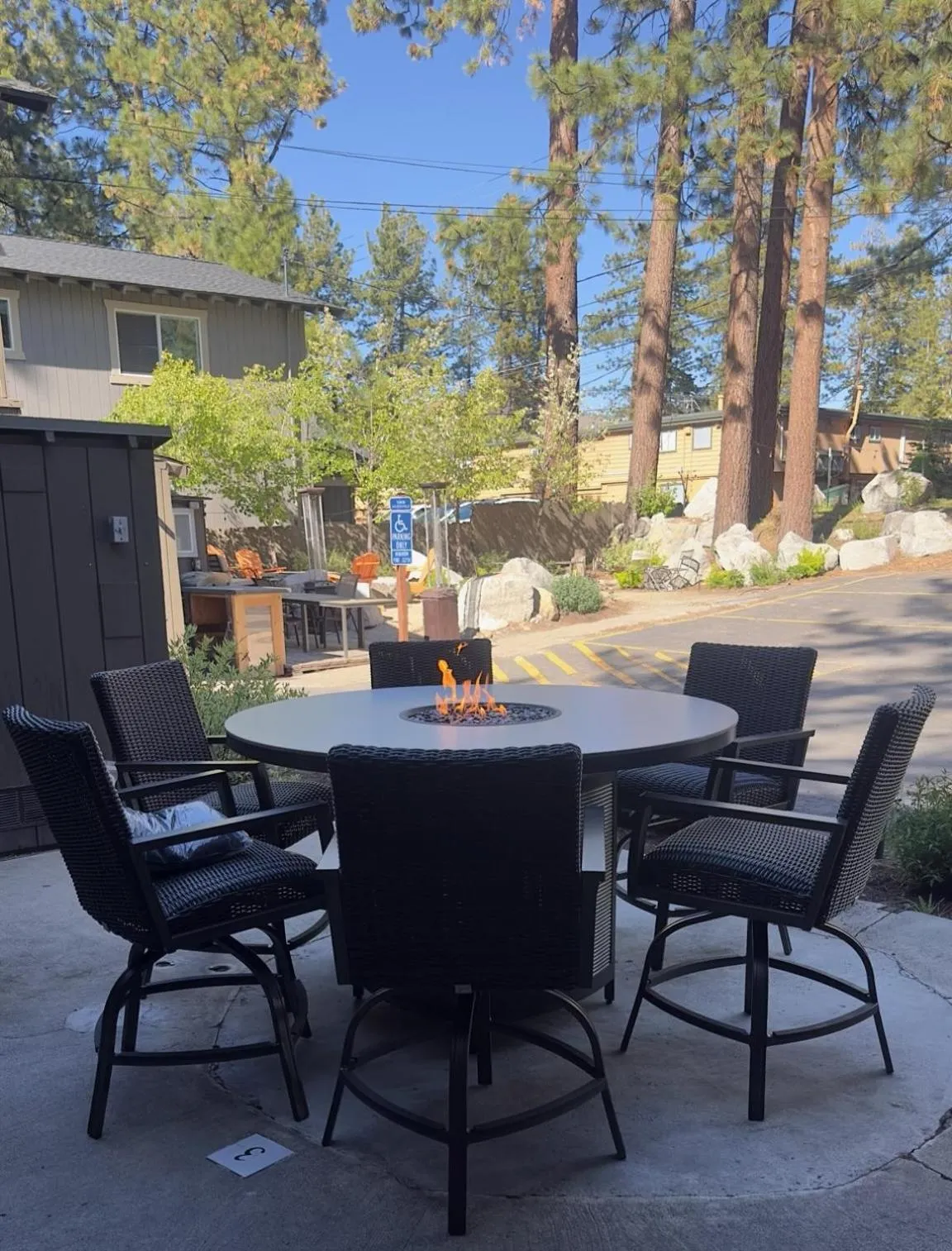 Patio in Resthaven Tahoe