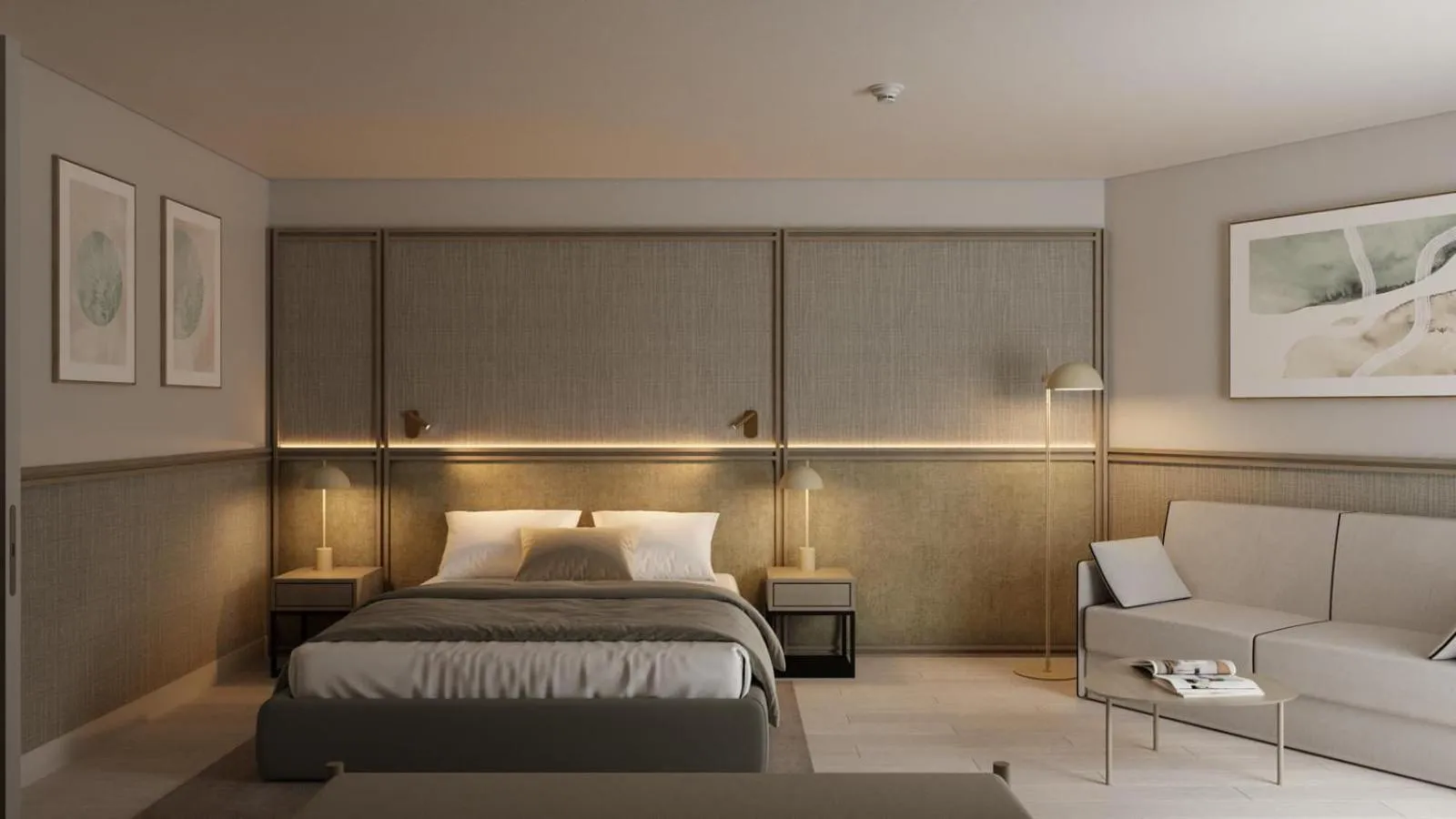 Bed in Cullera Holiday