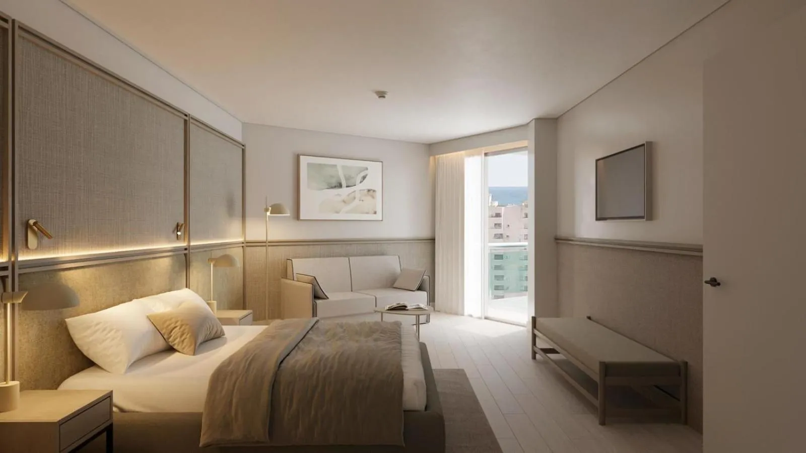 Bed in Cullera Holiday