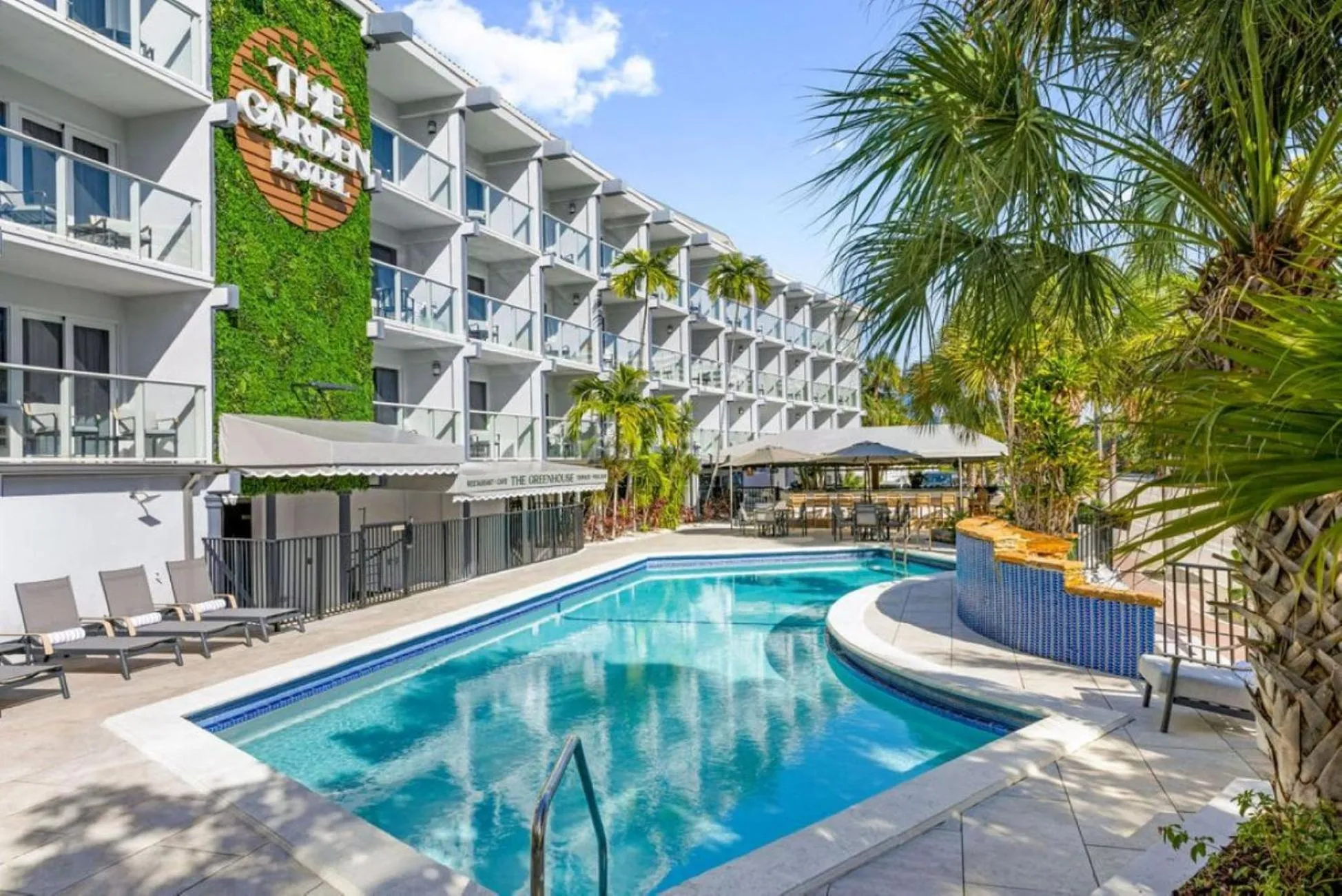 On site in The Garden Hotel & Resort