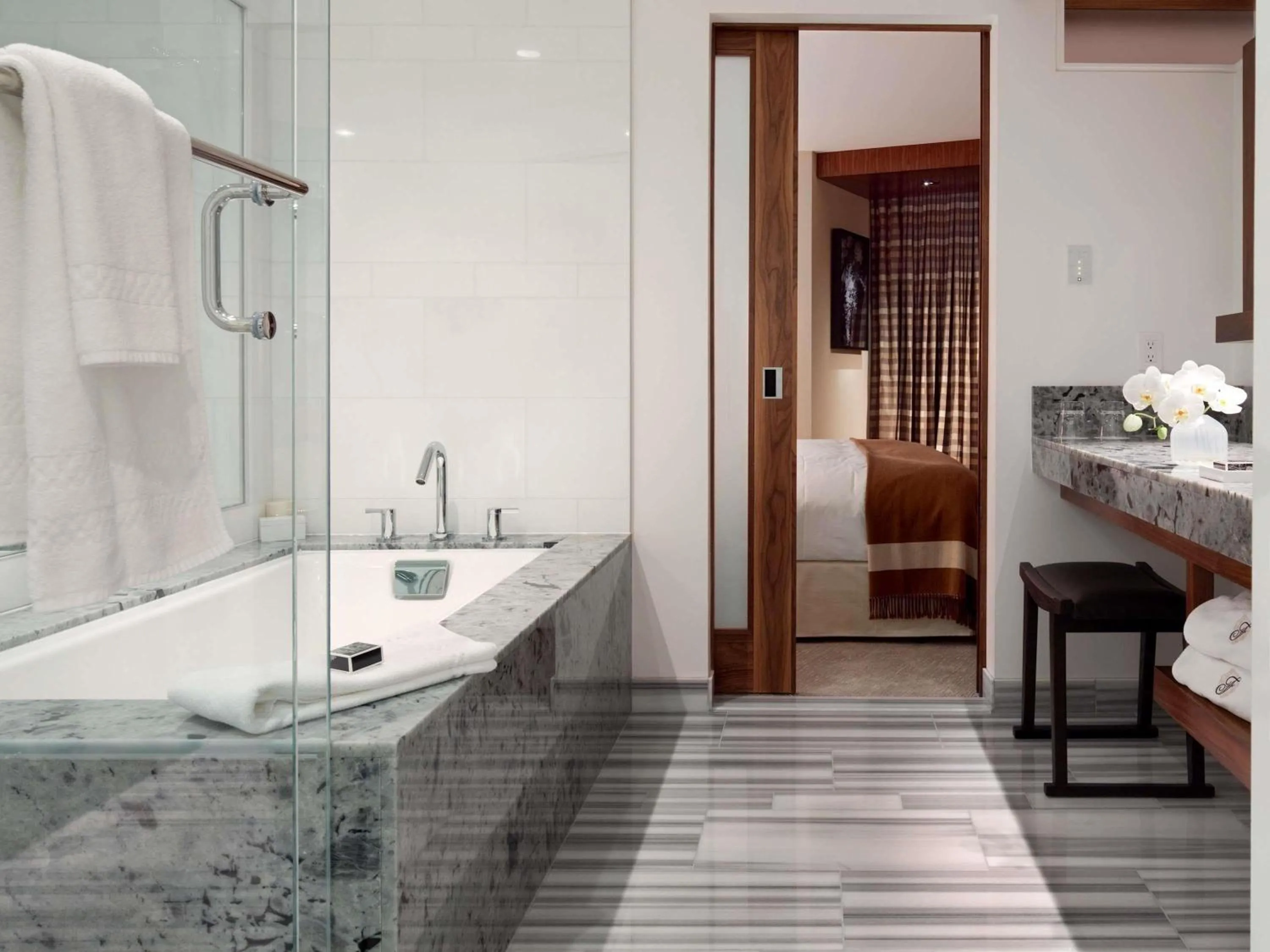 Bedroom in Fairmont Pacific Rim