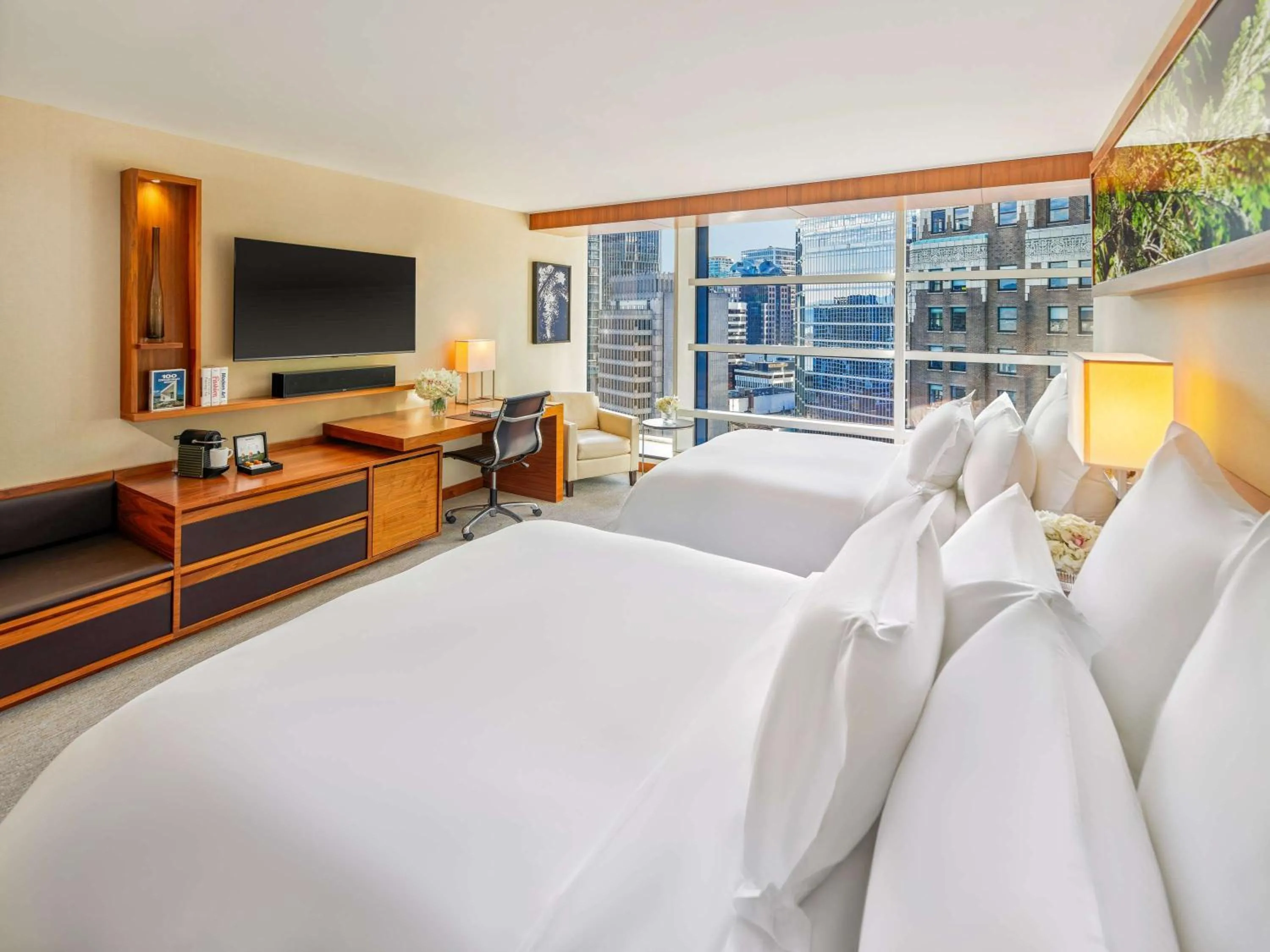 Deluxe City View Room with Two Queen Beds in Fairmont Pacific Rim