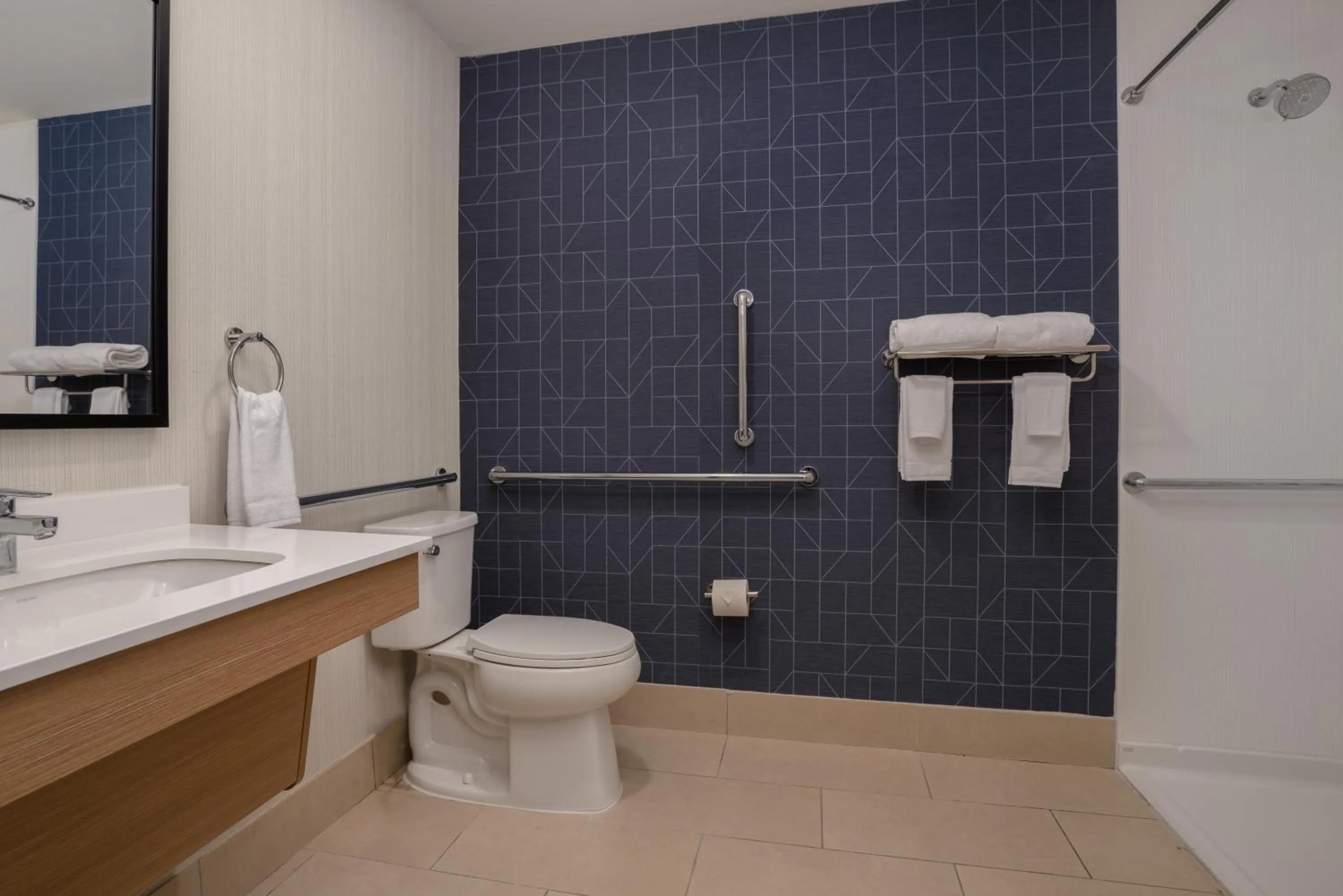 Bathroom in Spark by Hilton West Coxsackie