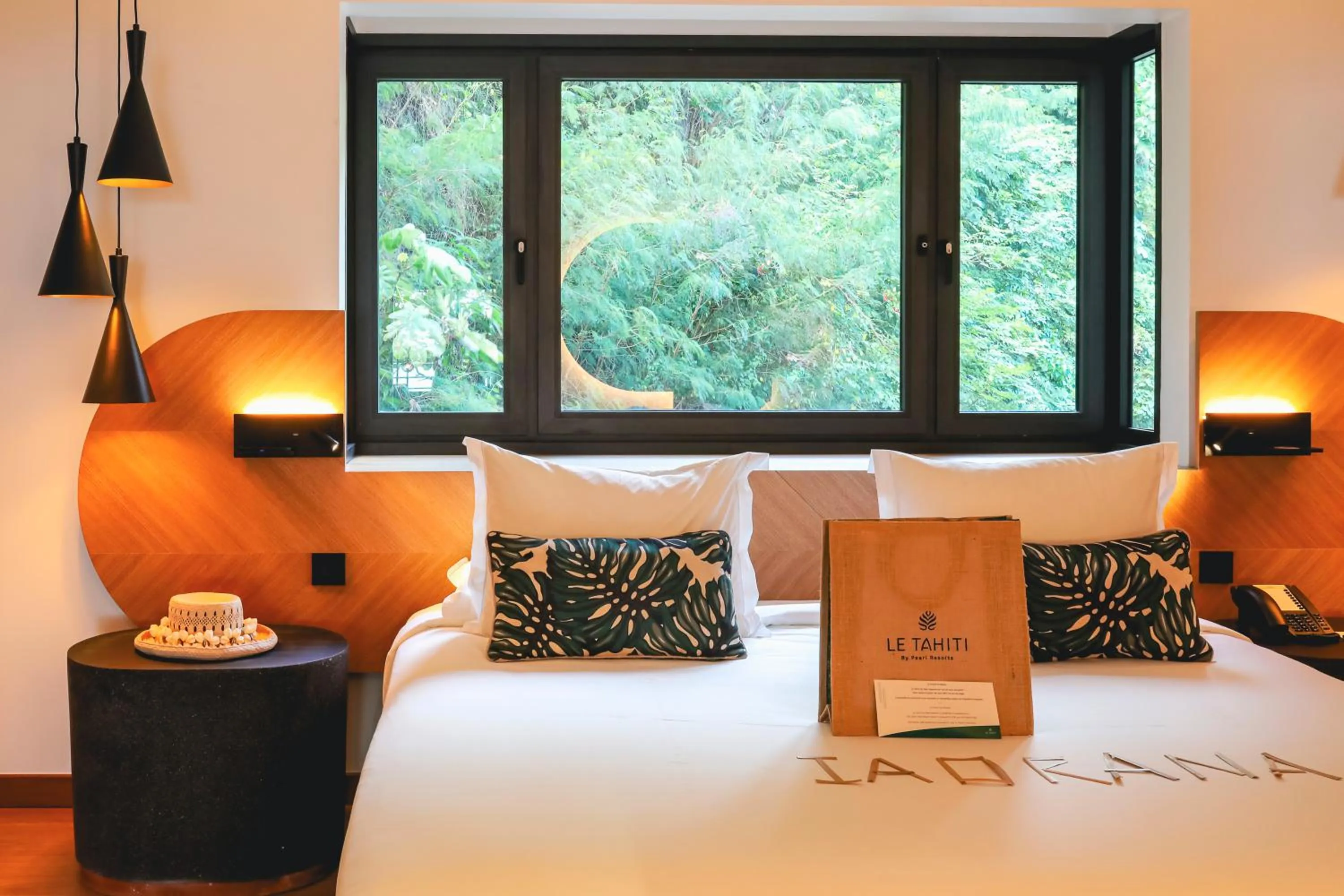 Bed in Le Tahiti by Pearl Resorts