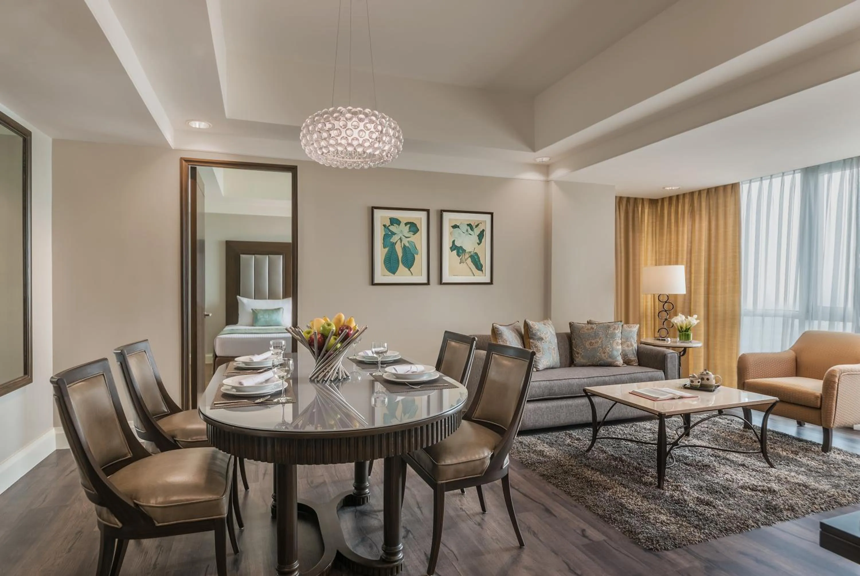 Living room in Somerset Millennium Makati