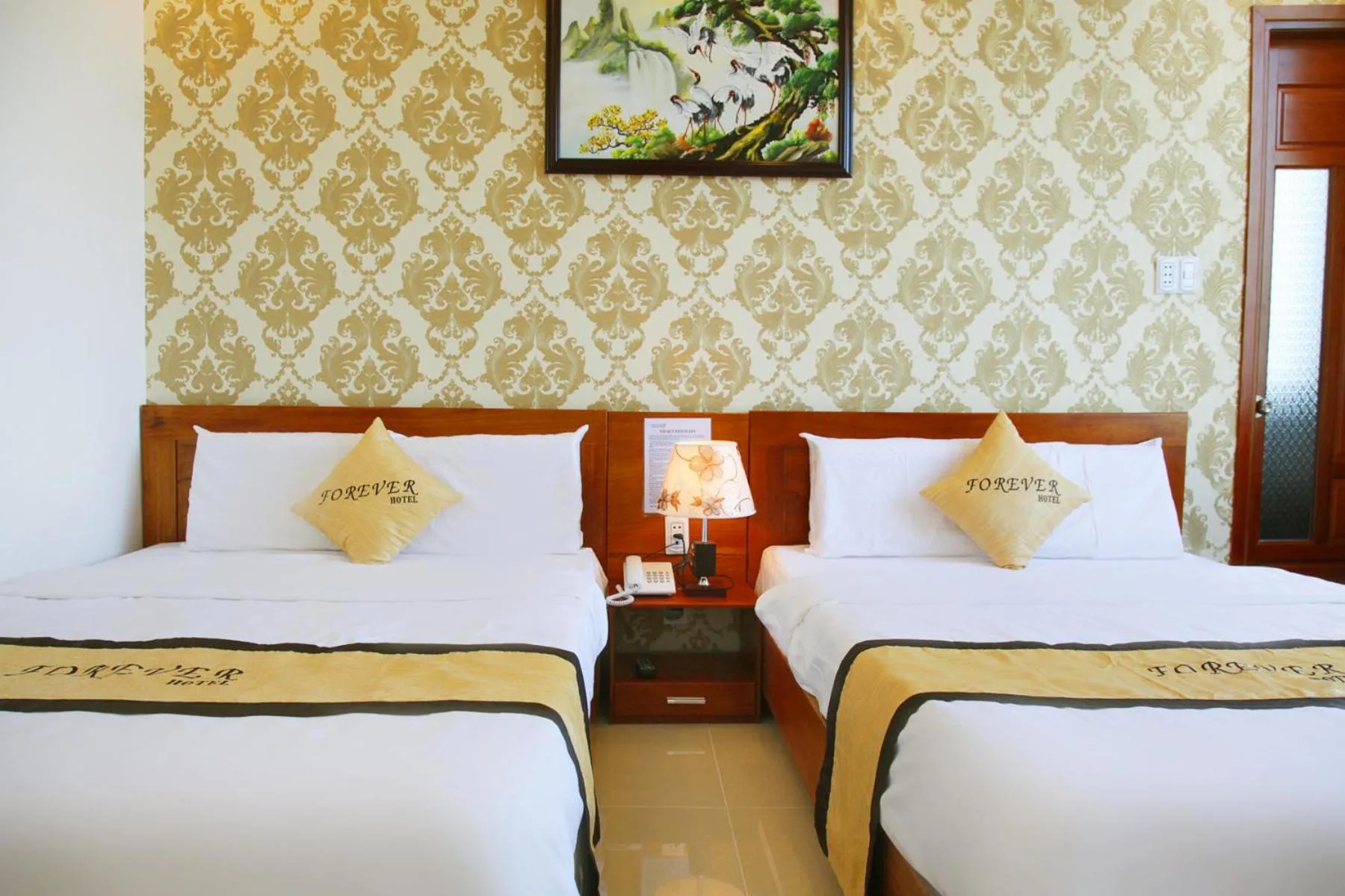 Bed in Forever Hotel