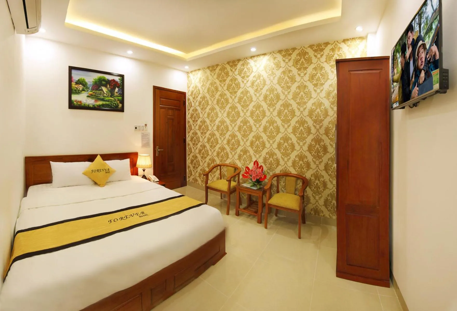 Bed in Forever Hotel