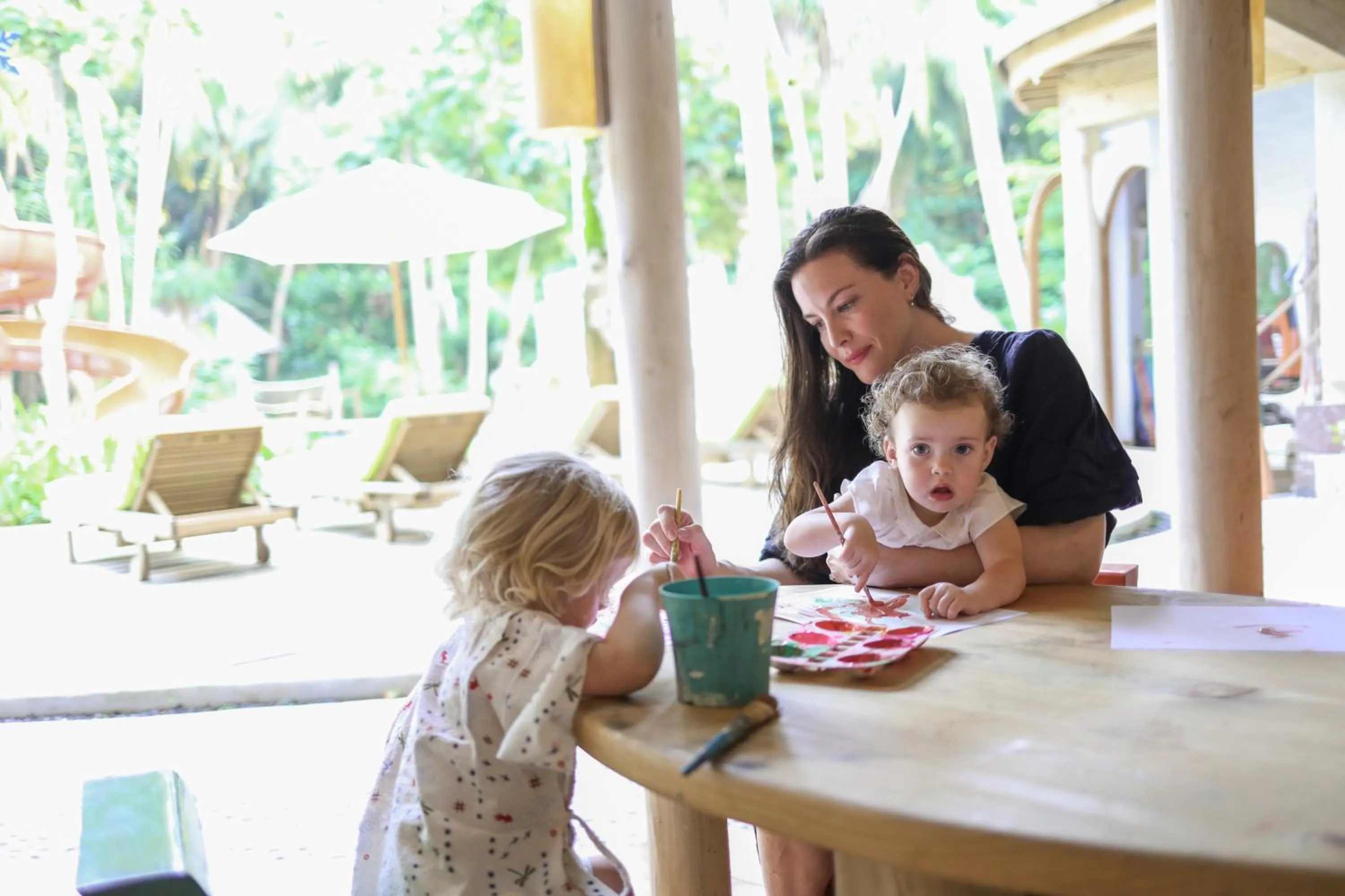 Living room in Soneva Fushi