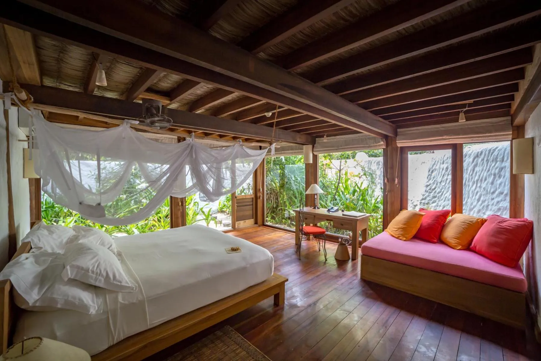 Bedroom, Bed in Soneva Fushi