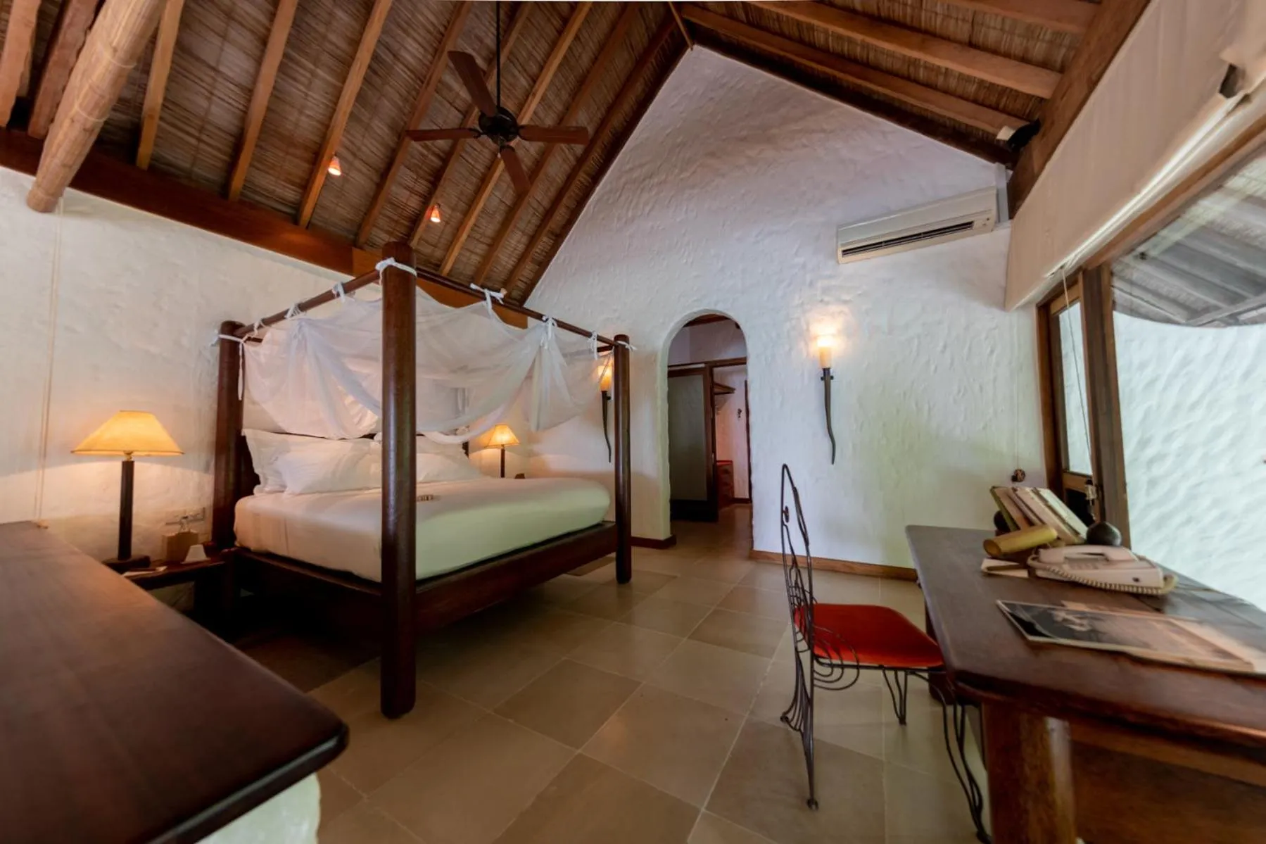 Bedroom, Bed in Soneva Fushi
