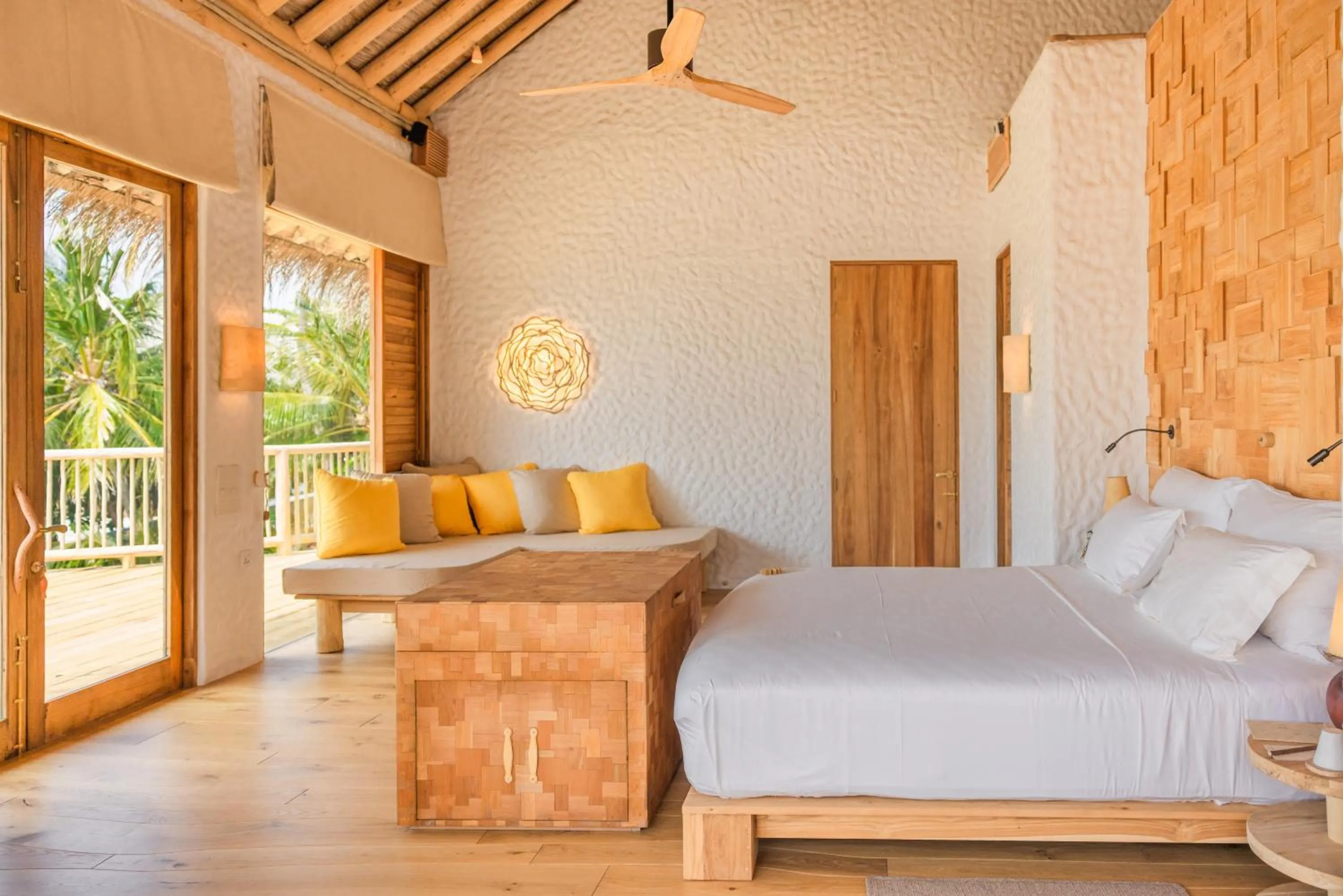 Bedroom, Bed in Soneva Fushi
