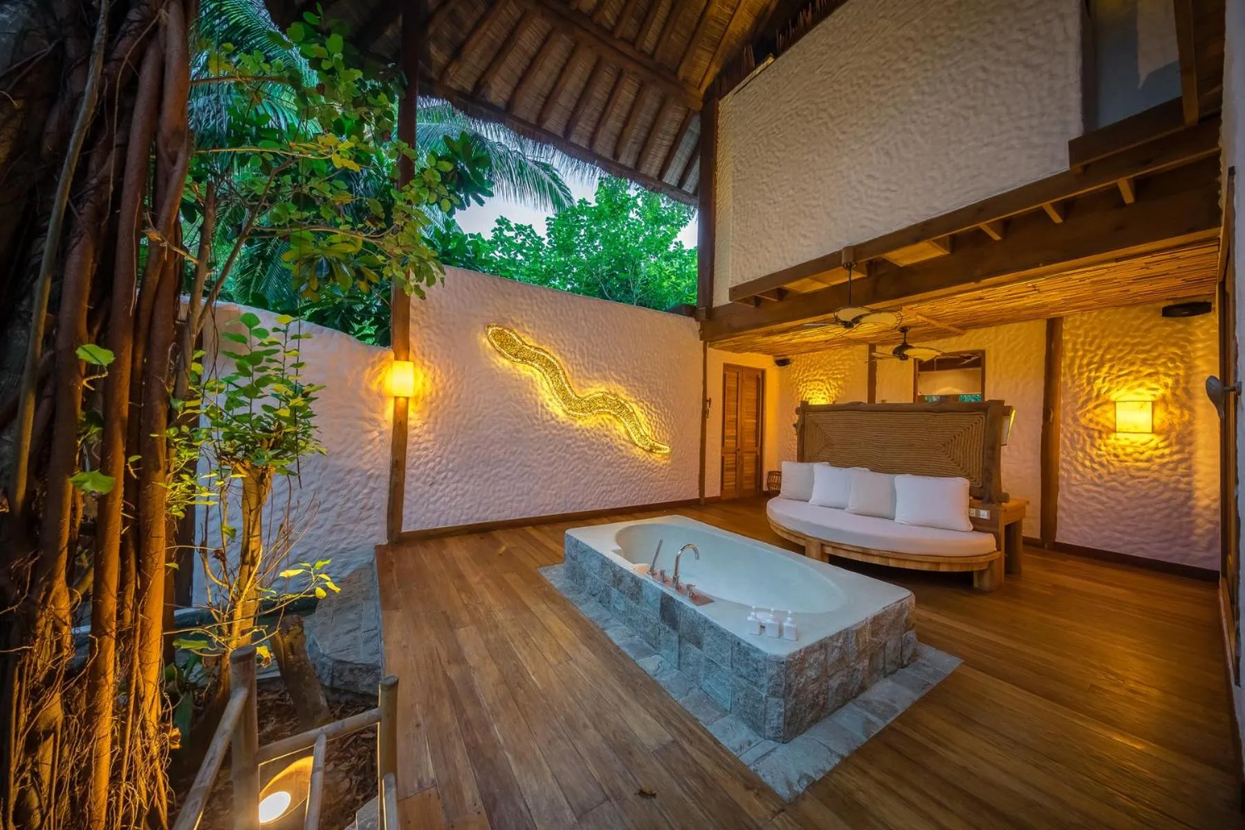 Bathroom in Soneva Fushi