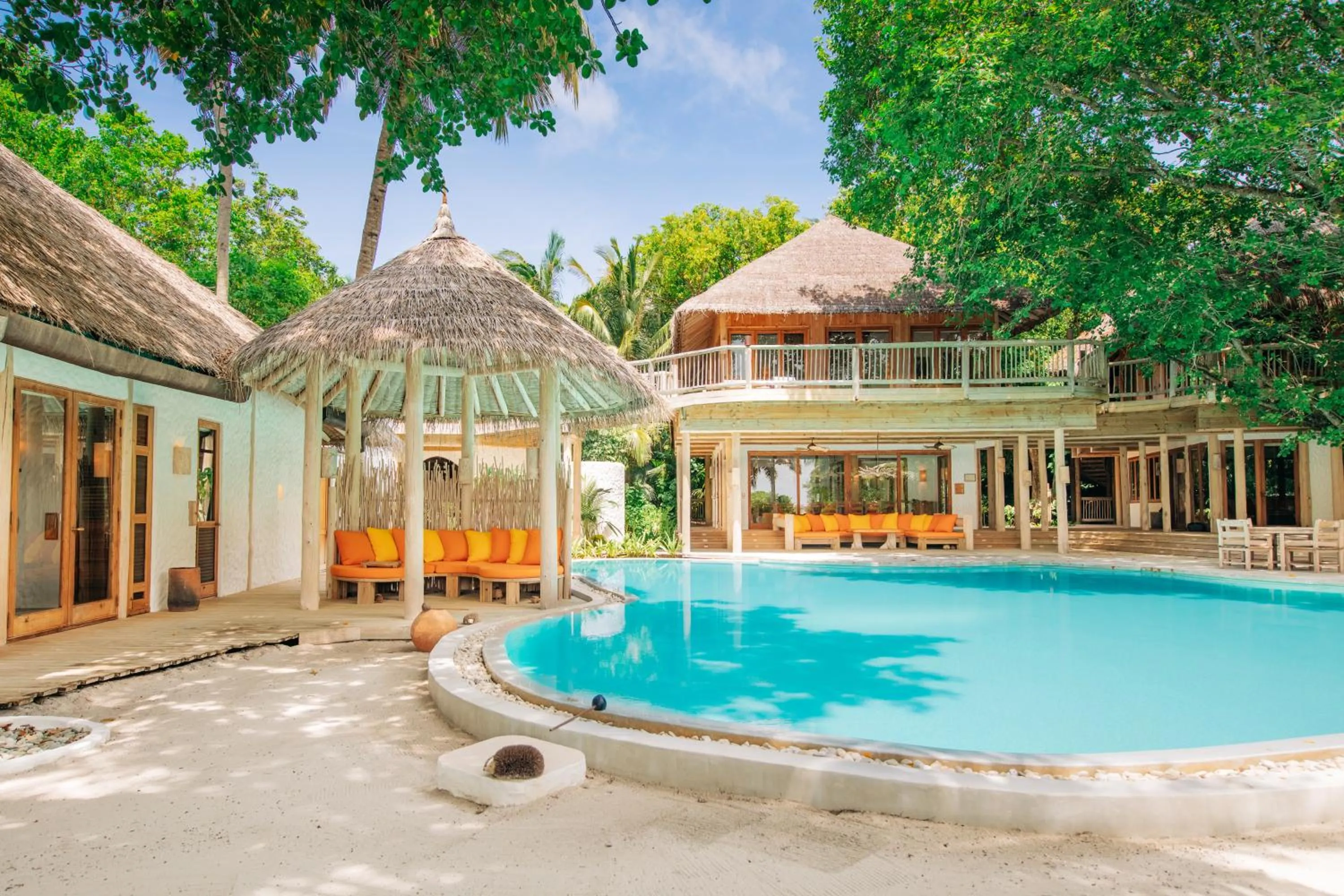 Patio in Soneva Fushi