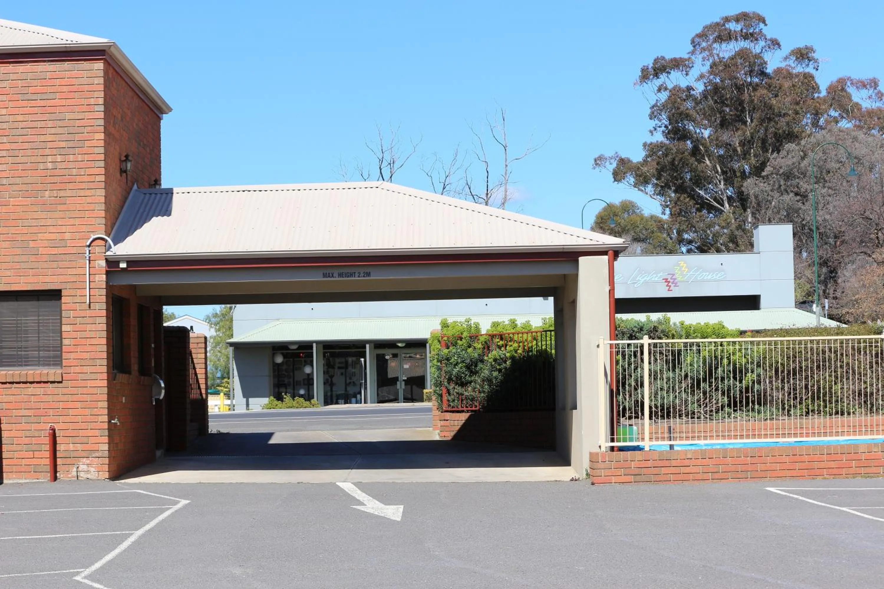 Facade/entrance in Bendigo Haymarket Motor Inn