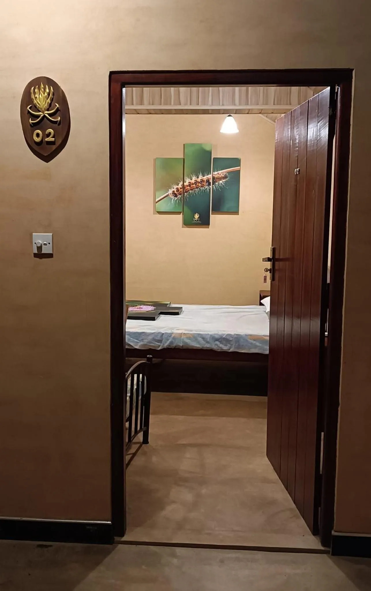 Bed in Hotel Niyagala Lodge Sigiriya