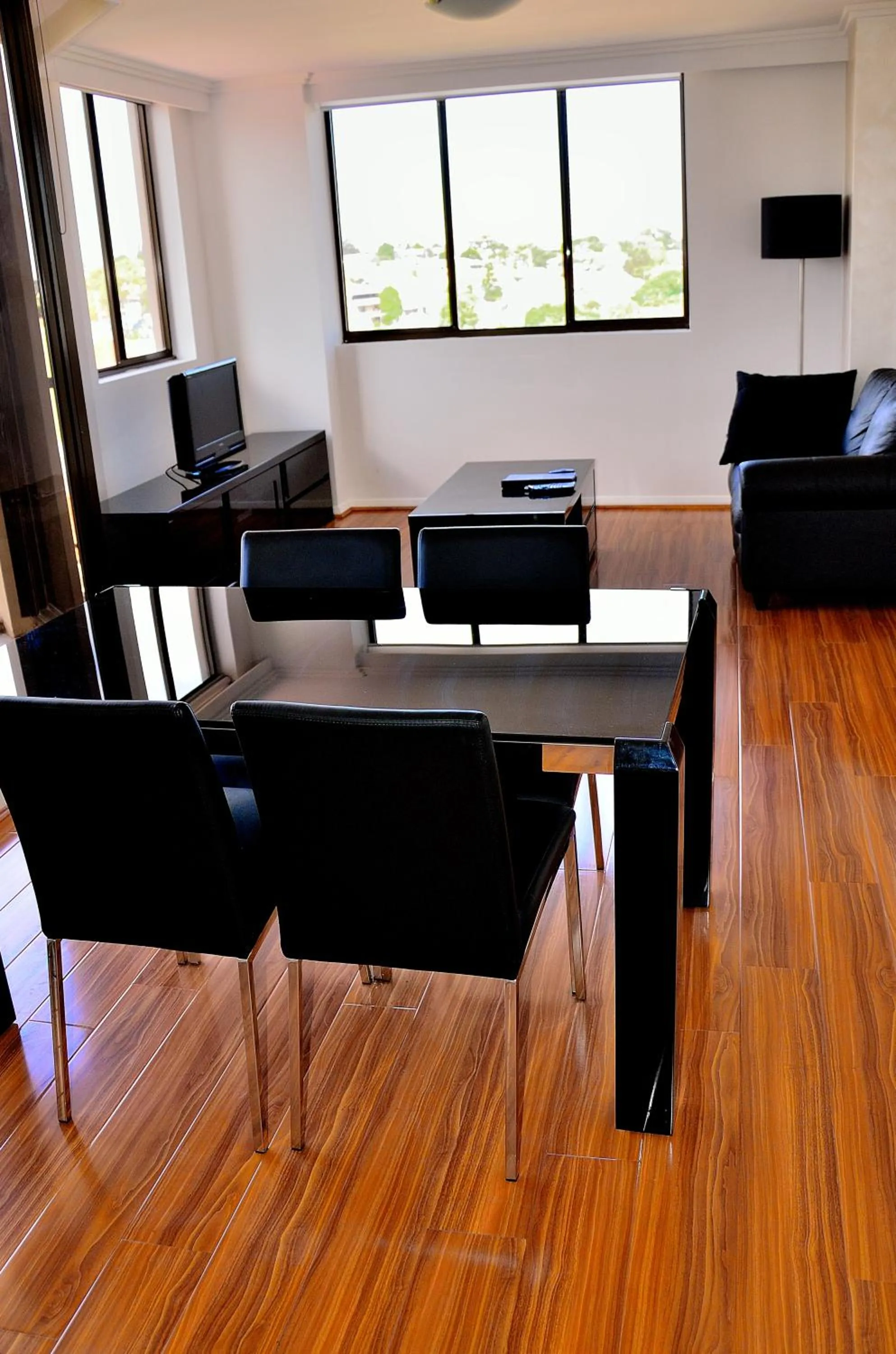 Seating area in Fiori Apartments