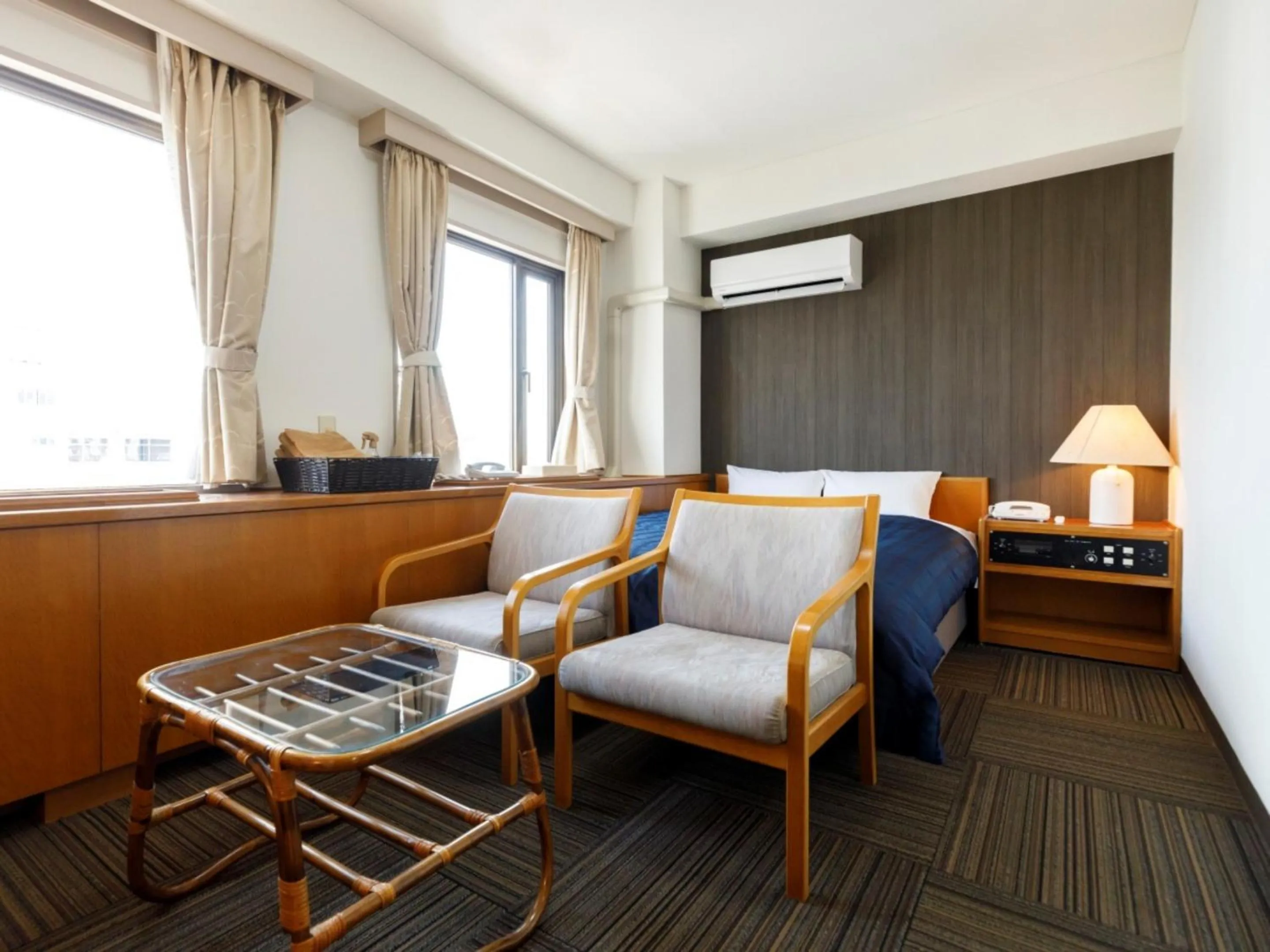 Bed in Miyazaki Lions Hotel