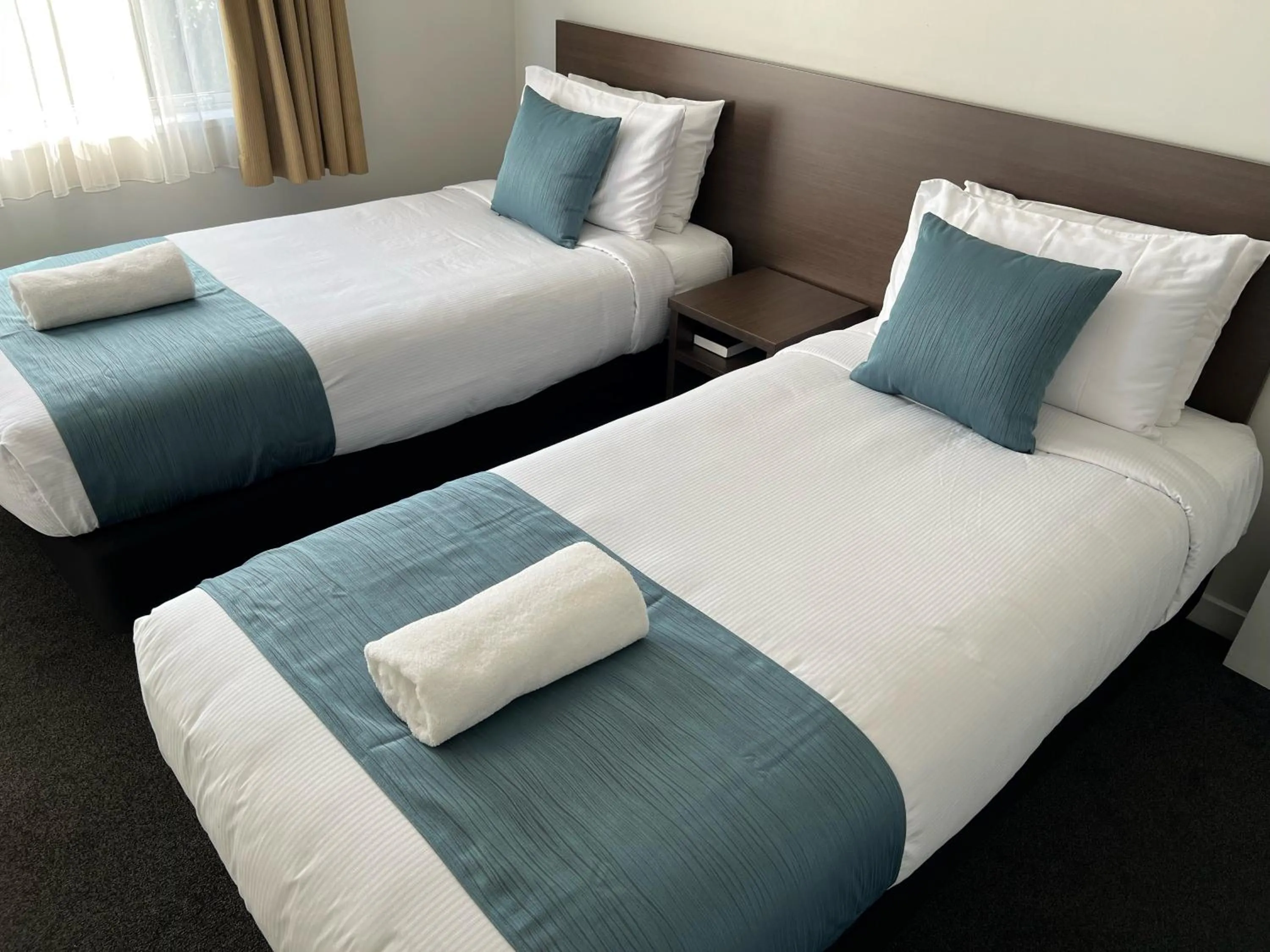 Bedroom, Bed in Airport Christchurch Motel