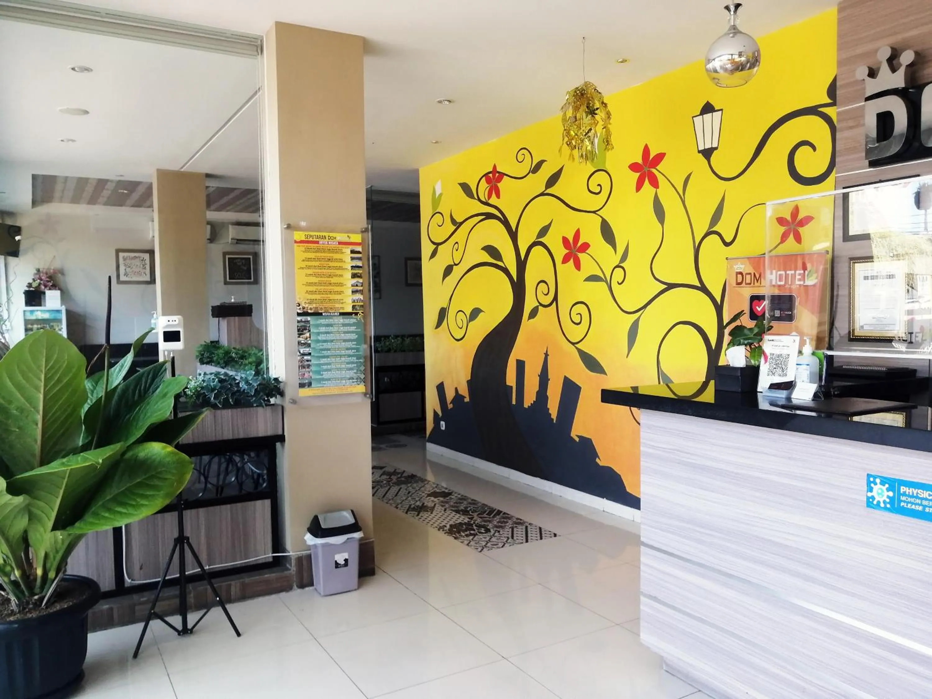 Lobby or reception in DOM Hotel Jogja