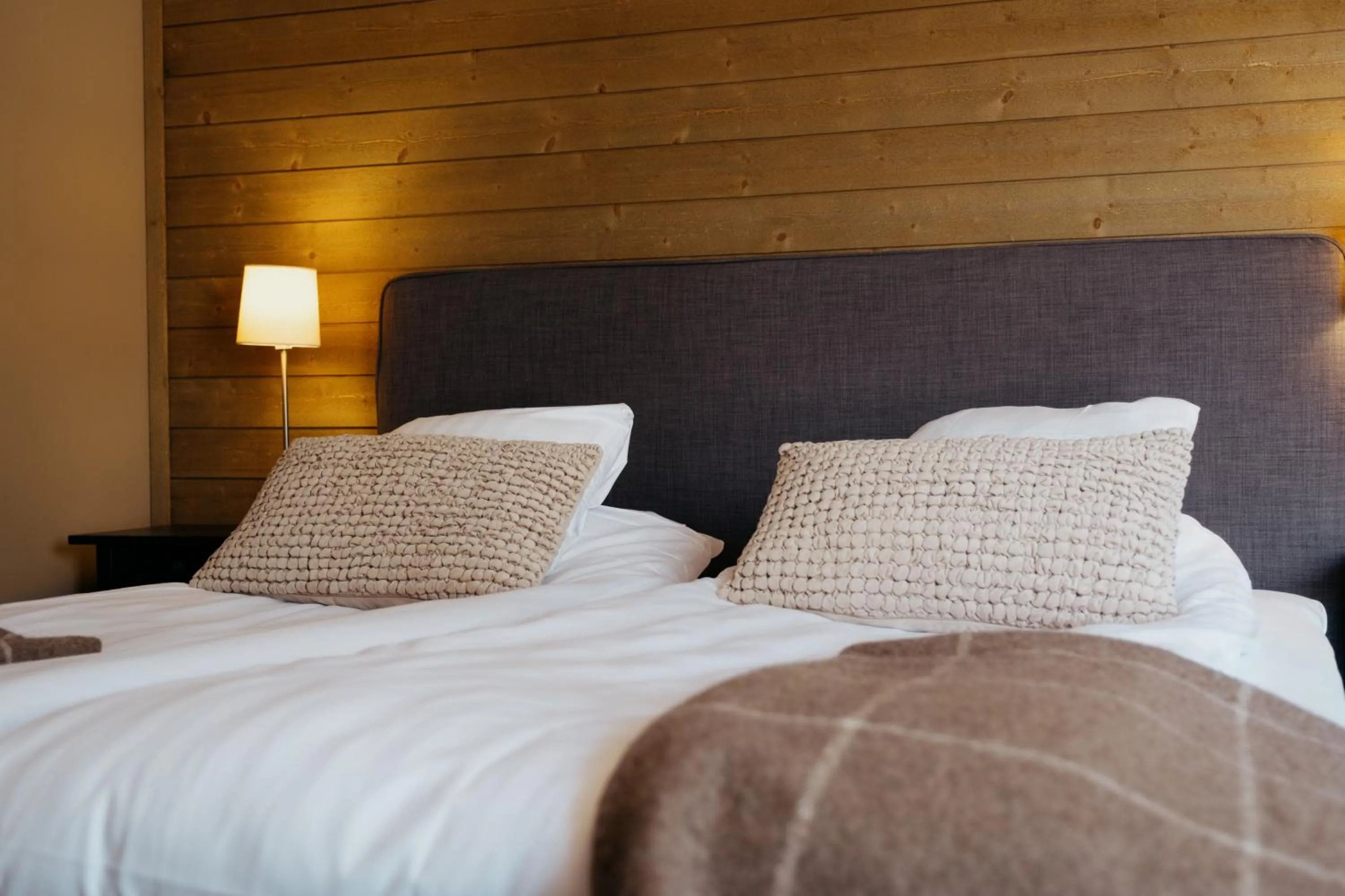 Bed in Abisko Mountain Lodge