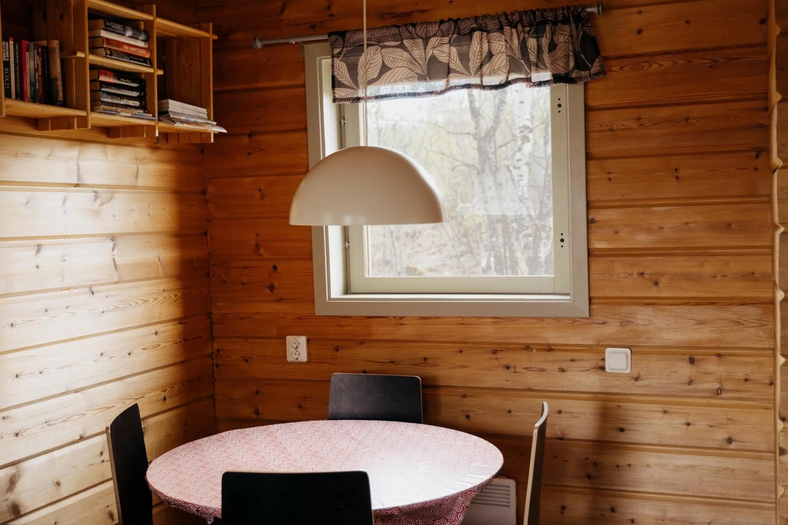 Living room in Abisko Mountain Lodge