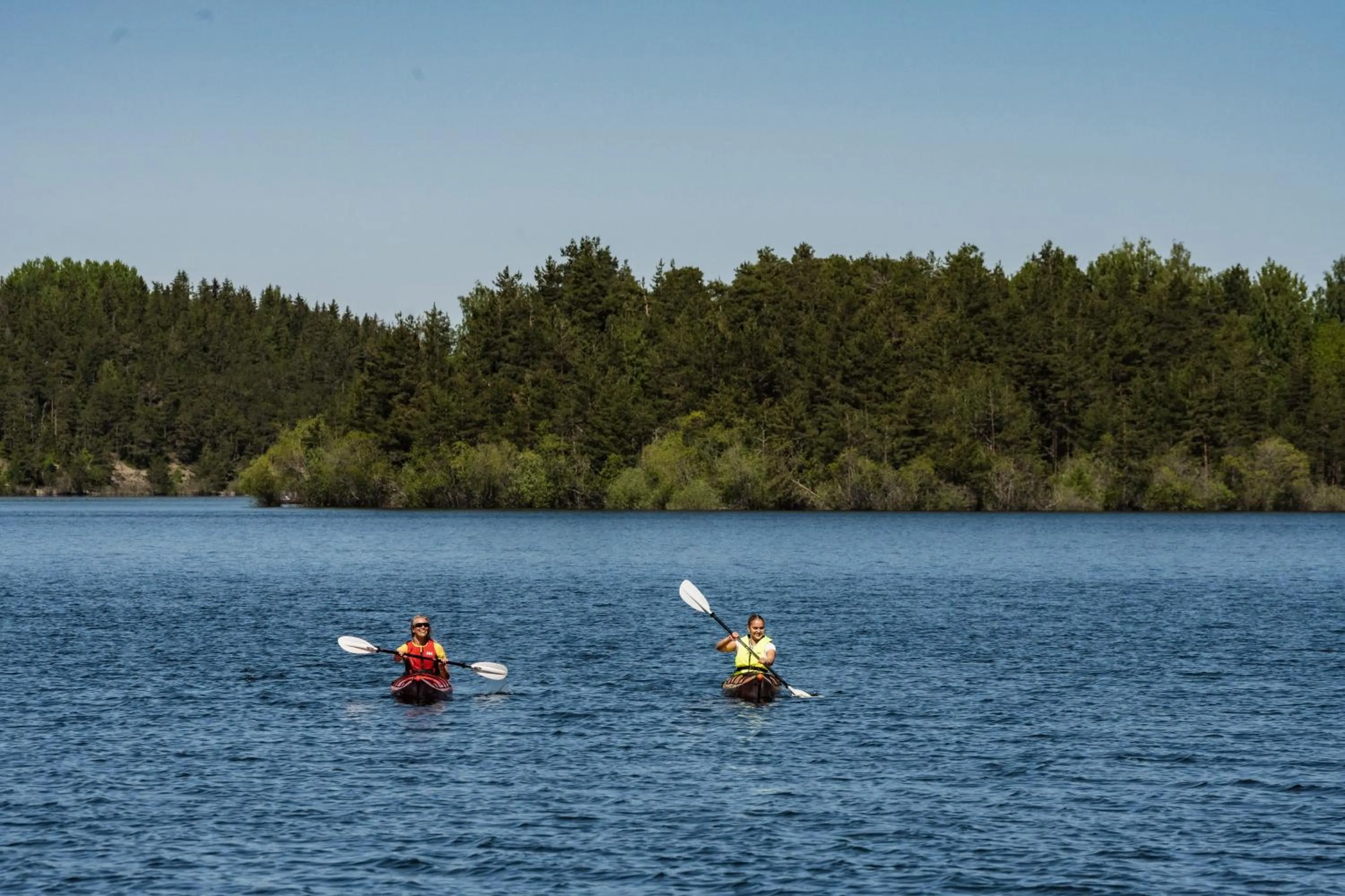 Canoeing in Sundvolden Hotel