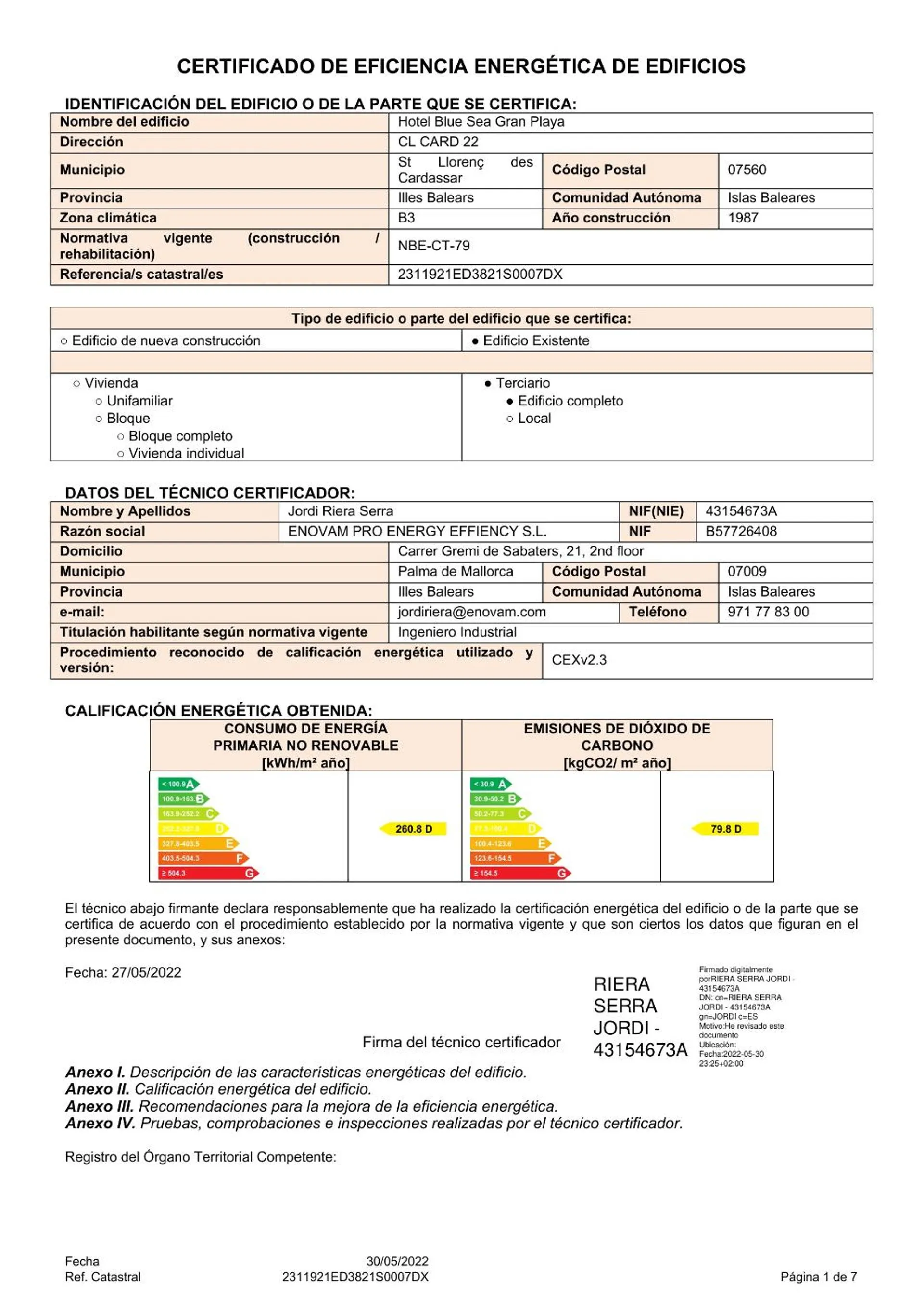 Logo/Certificate/Sign in BLUESEA Gran Playa