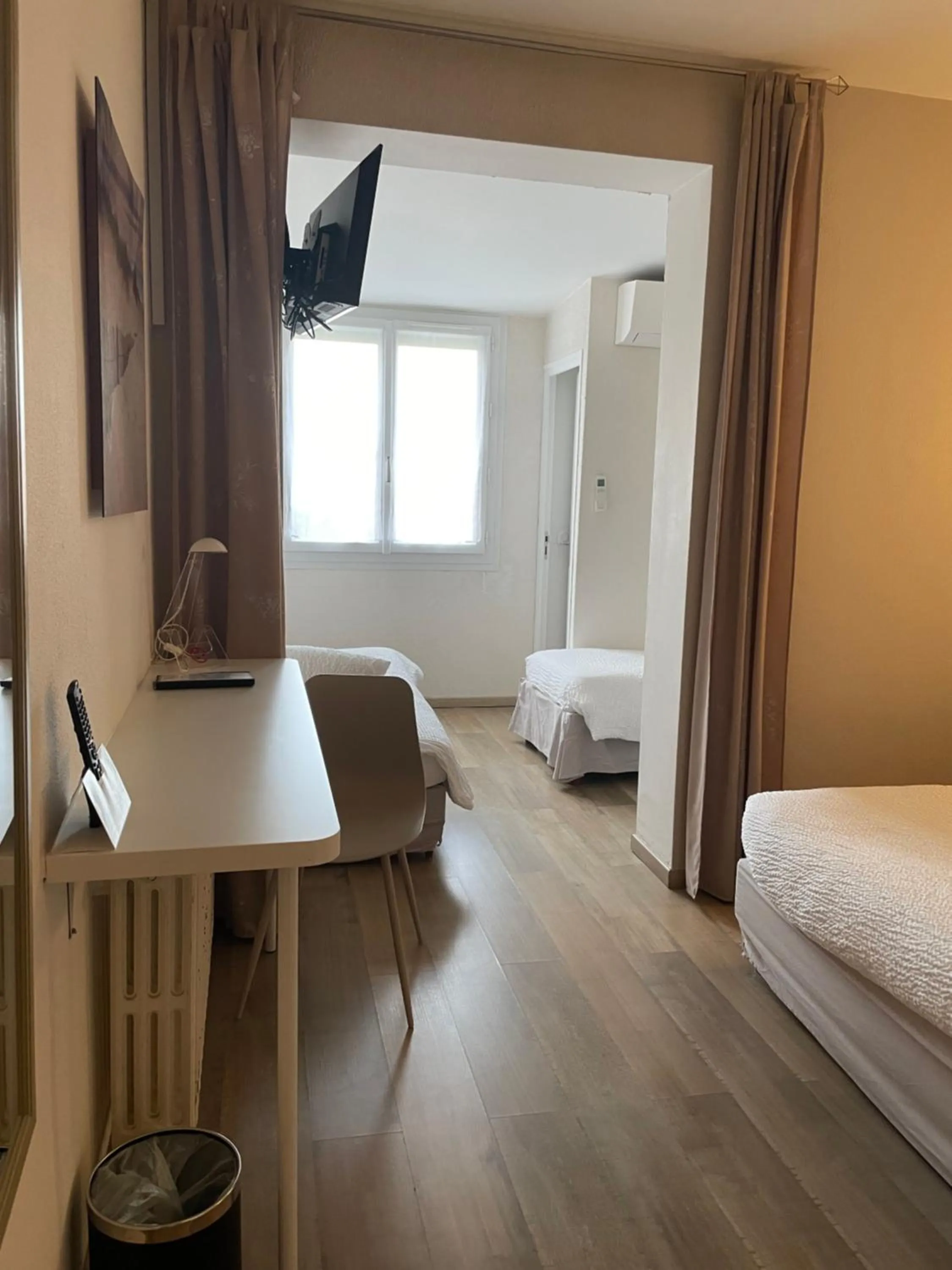 Bedroom, Bed in Logis Hôtel Le Clement V