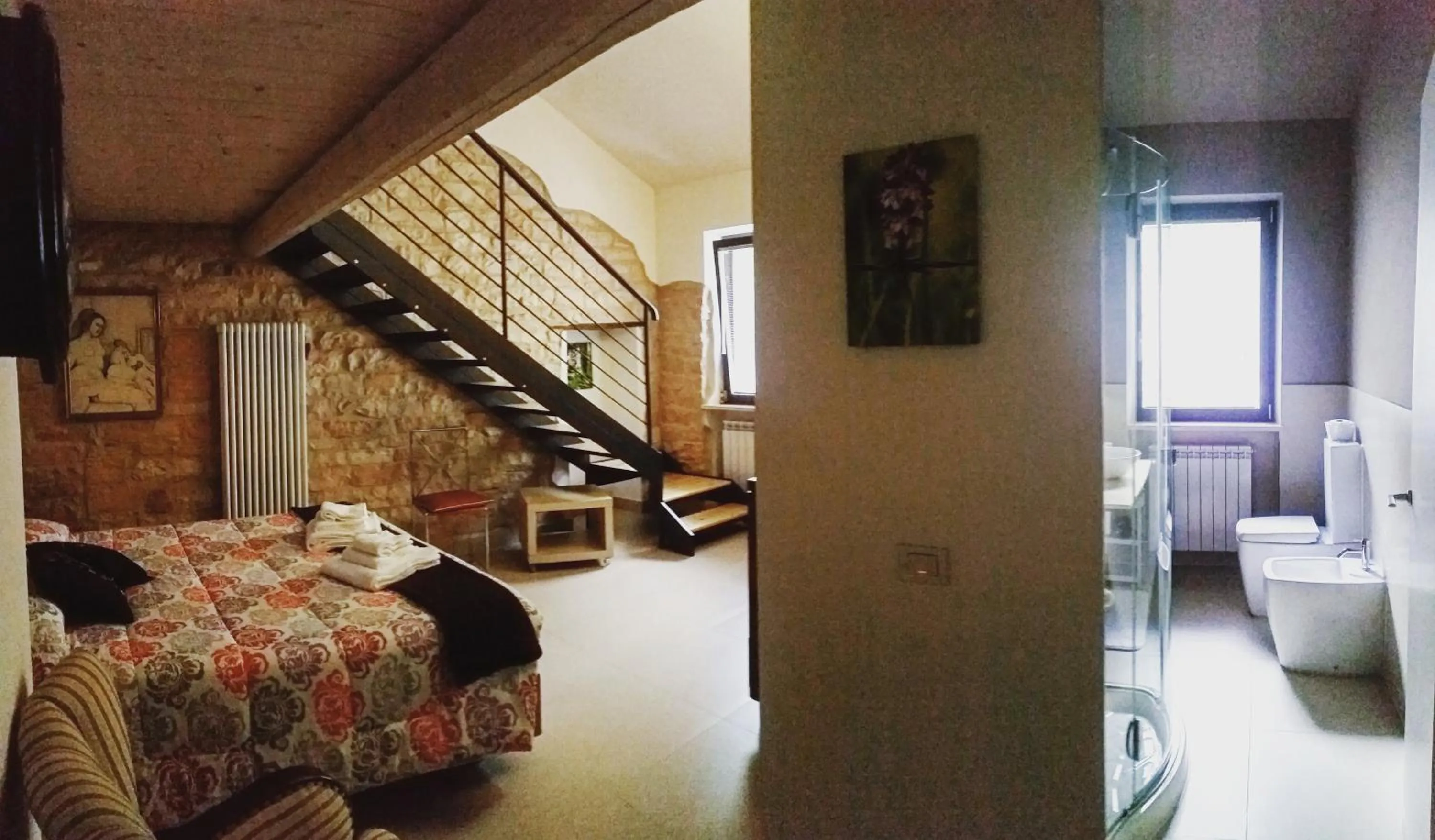 Bed in B&B Aquilegia