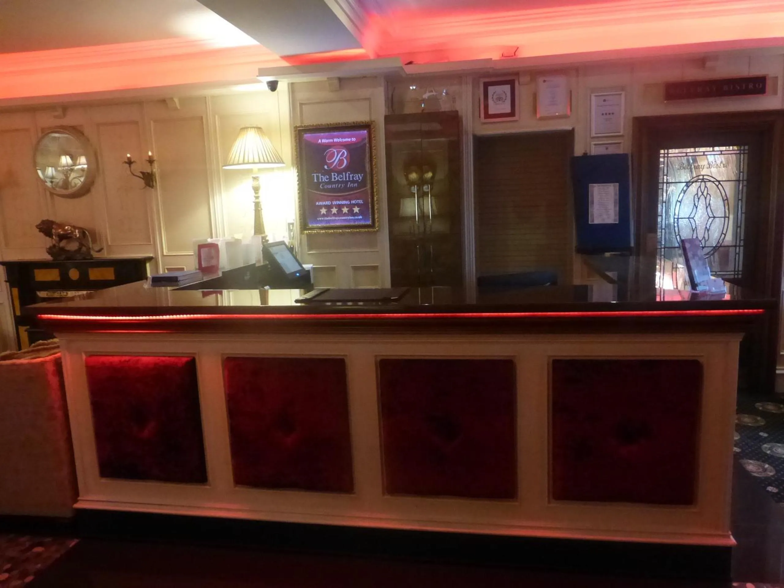 Lobby or reception in The Belfray Country Inn