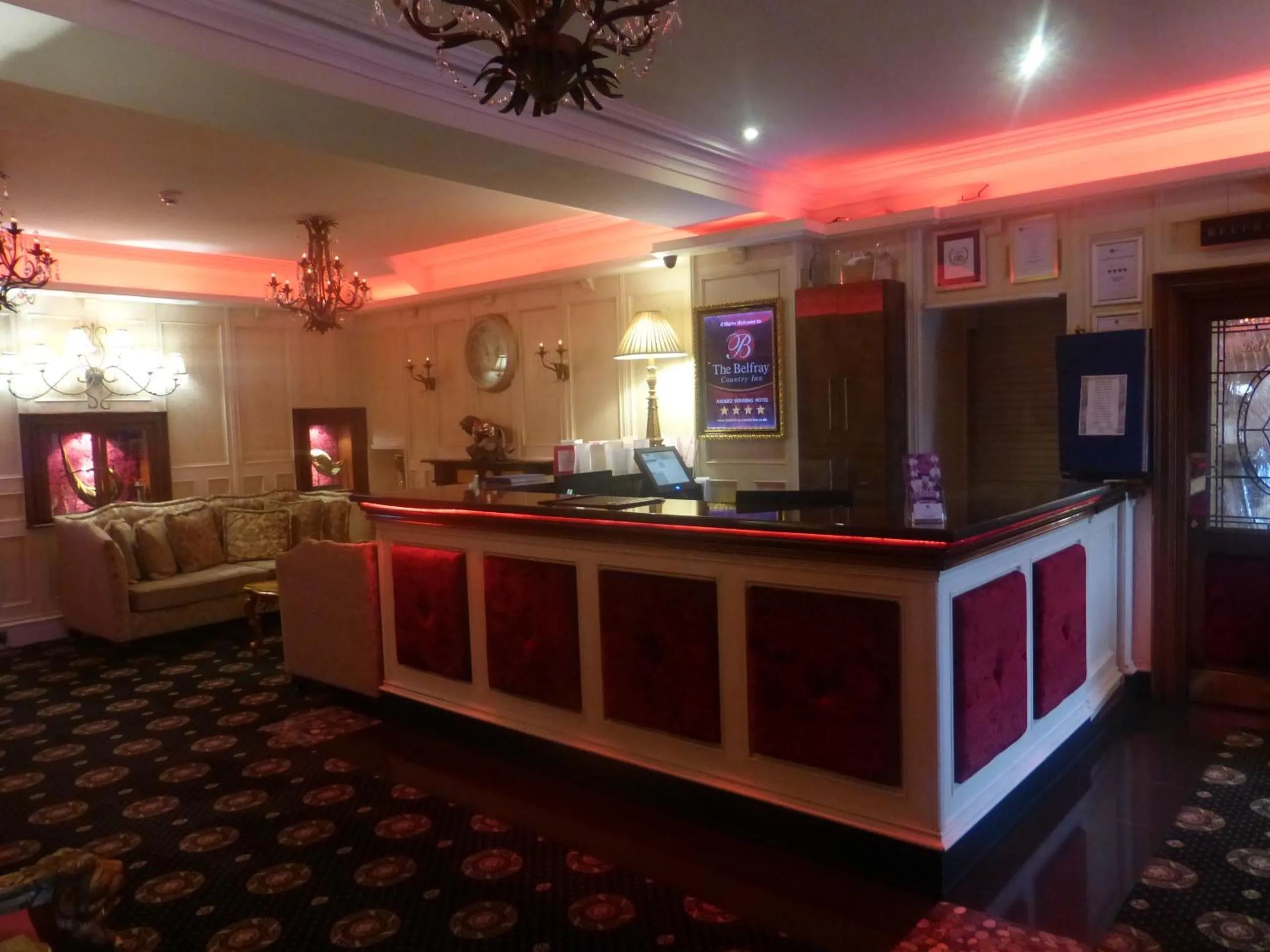 Lobby or reception in The Belfray Country Inn
