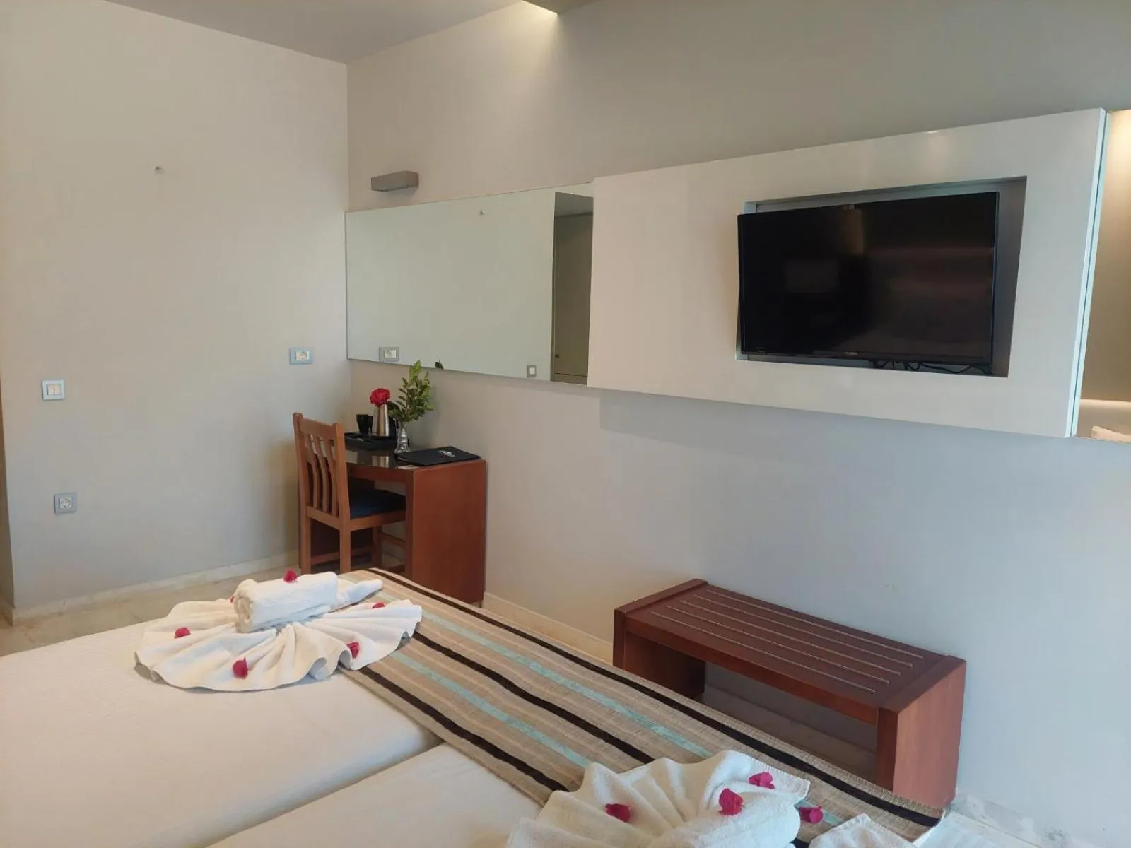 Bedroom in Eleftheria Hotel