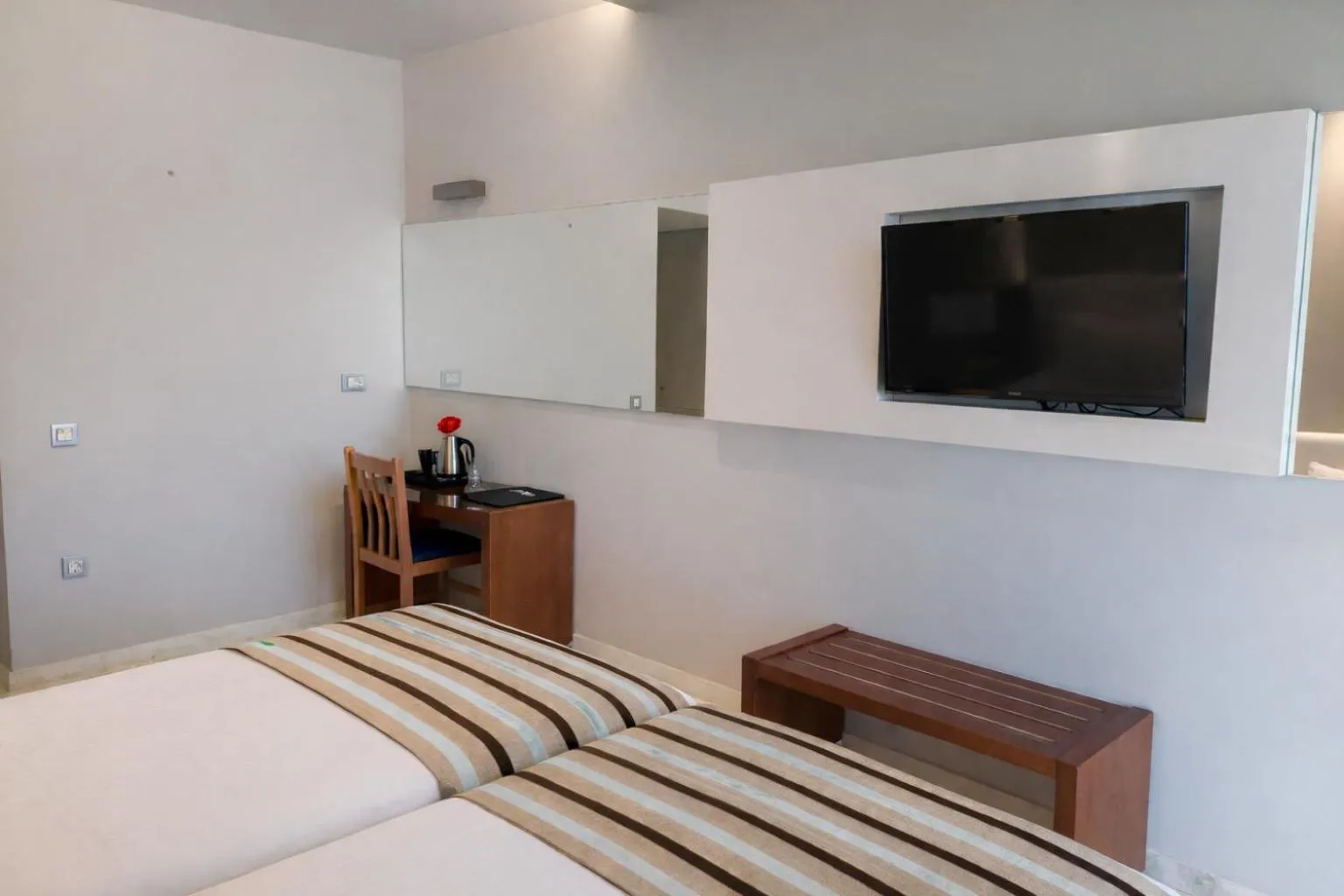 Bedroom, Bed in Eleftheria Hotel