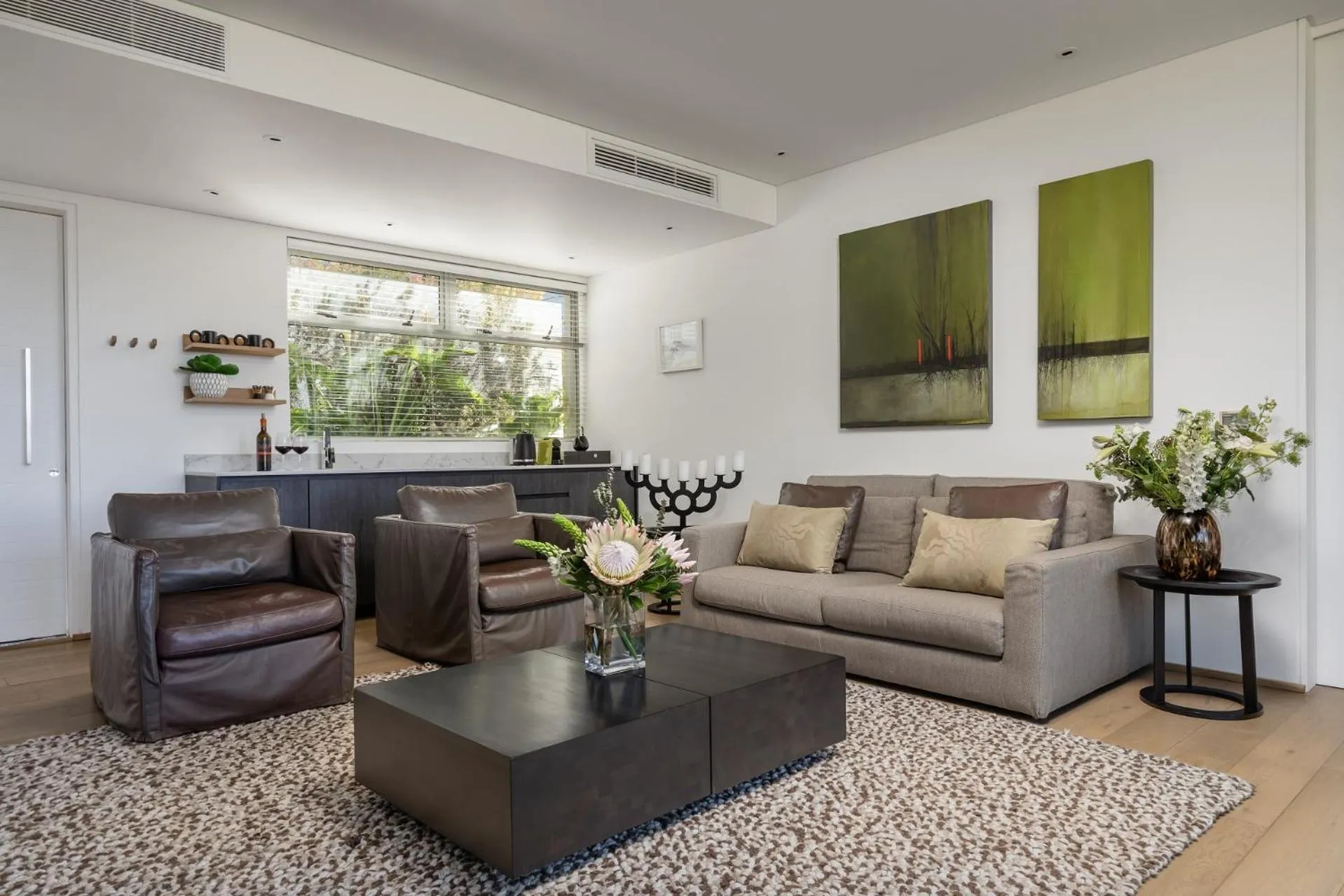 Seating area in Clouds Estate