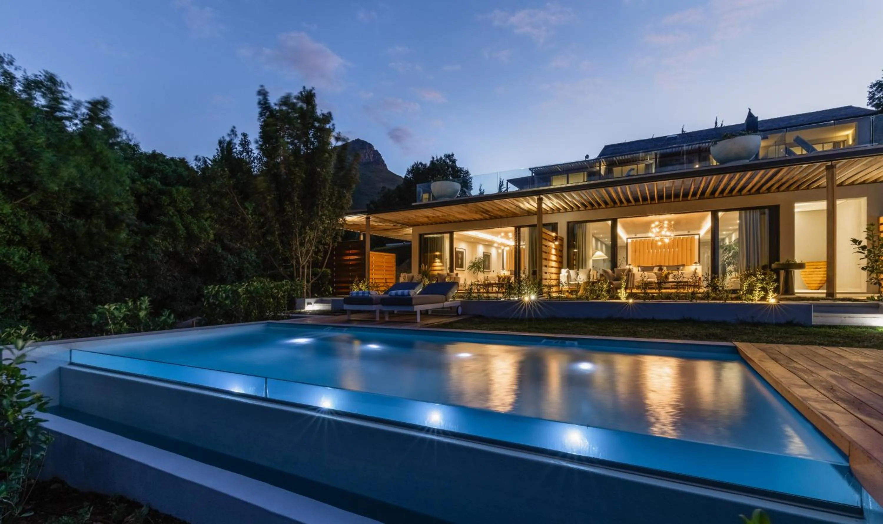 Pool view in Clouds Estate